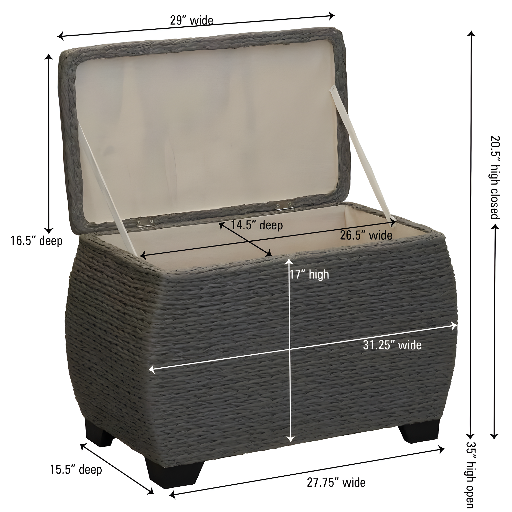 Natural Woven Box