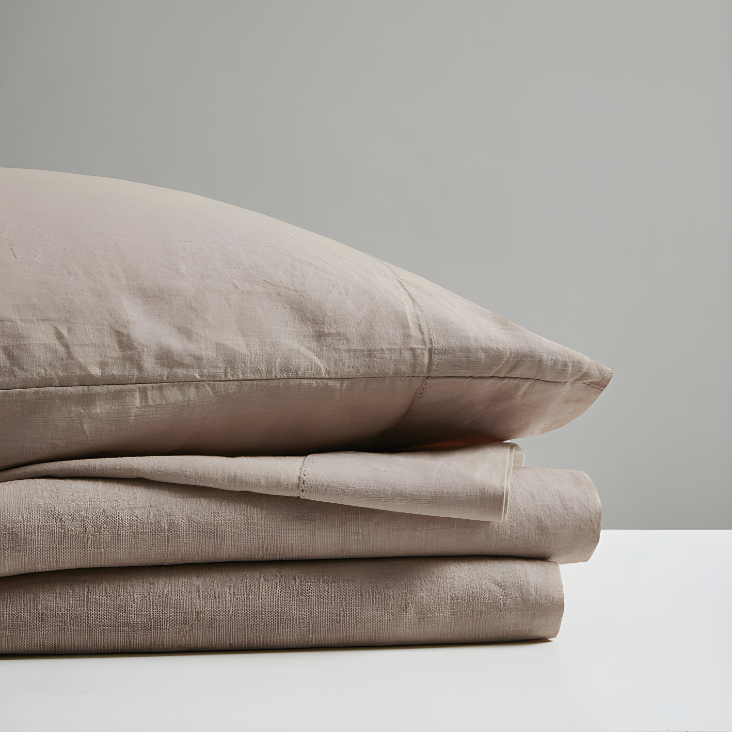 Madison Park Linen Blend 4 Piece Sheet Set