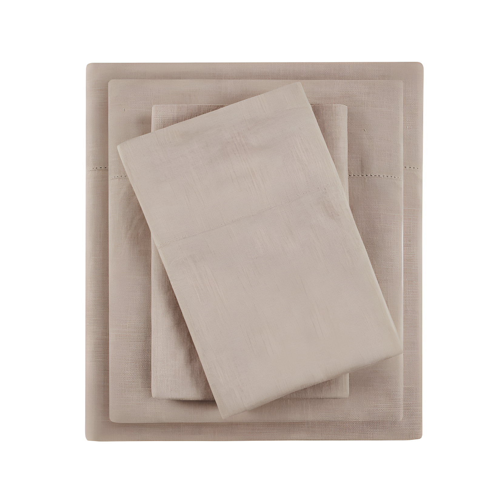 Madison Park Linen Blend 4 Piece Sheet Set
