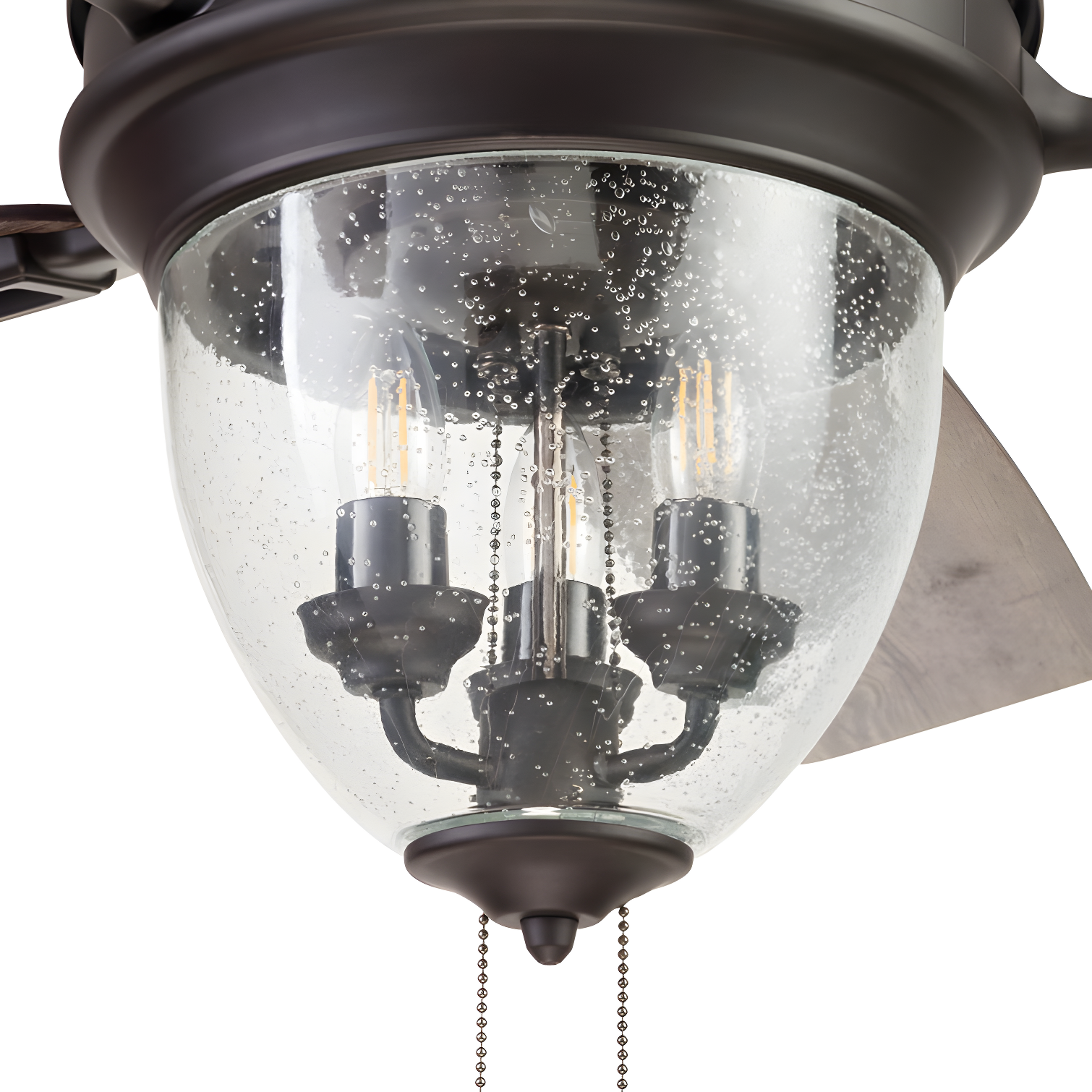 52" Glencrest 5 - Blade Standard Ceiling Fan with Pull Chain and Light Kit Included