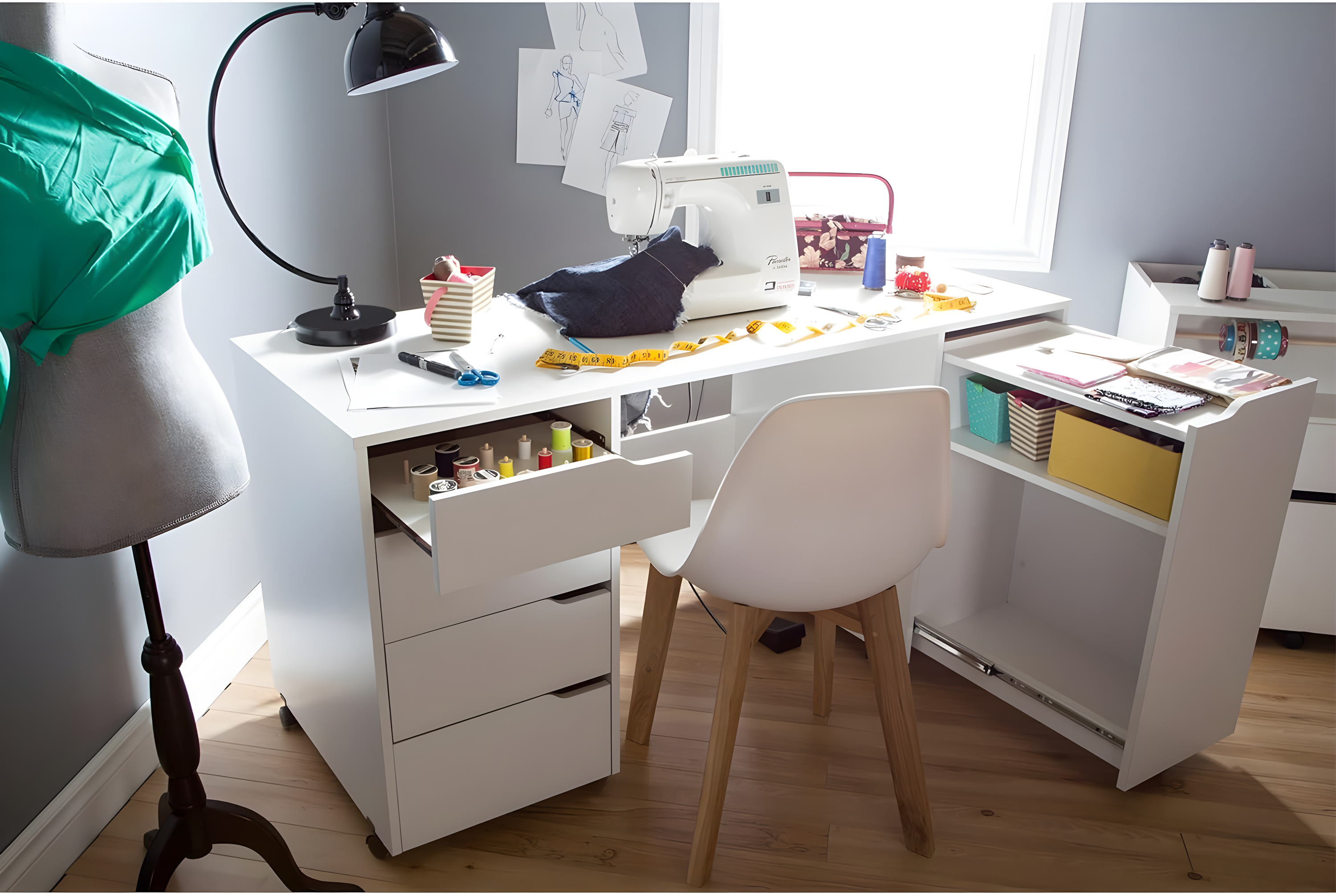 South Shore Crea Sewing Craft Table & Reviews | Wayfair