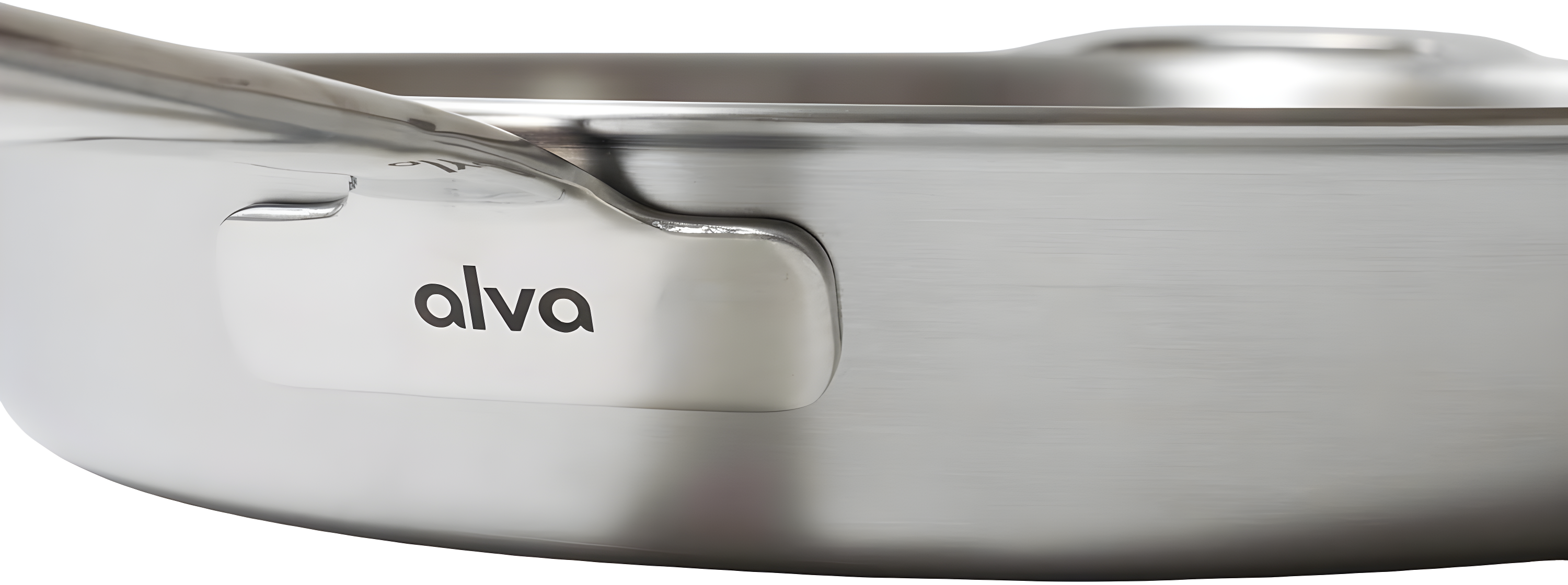 Alva Alva Maestro Premium 5-Ply Stainless Steel Frying Pan - Polished Stainless Steel