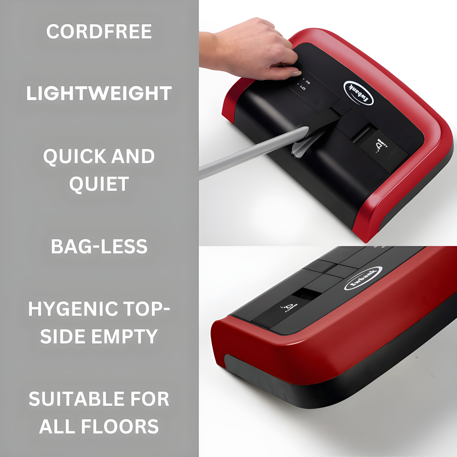 Ewbank Multi-Surface Hard Floor and Carpet Sweeper