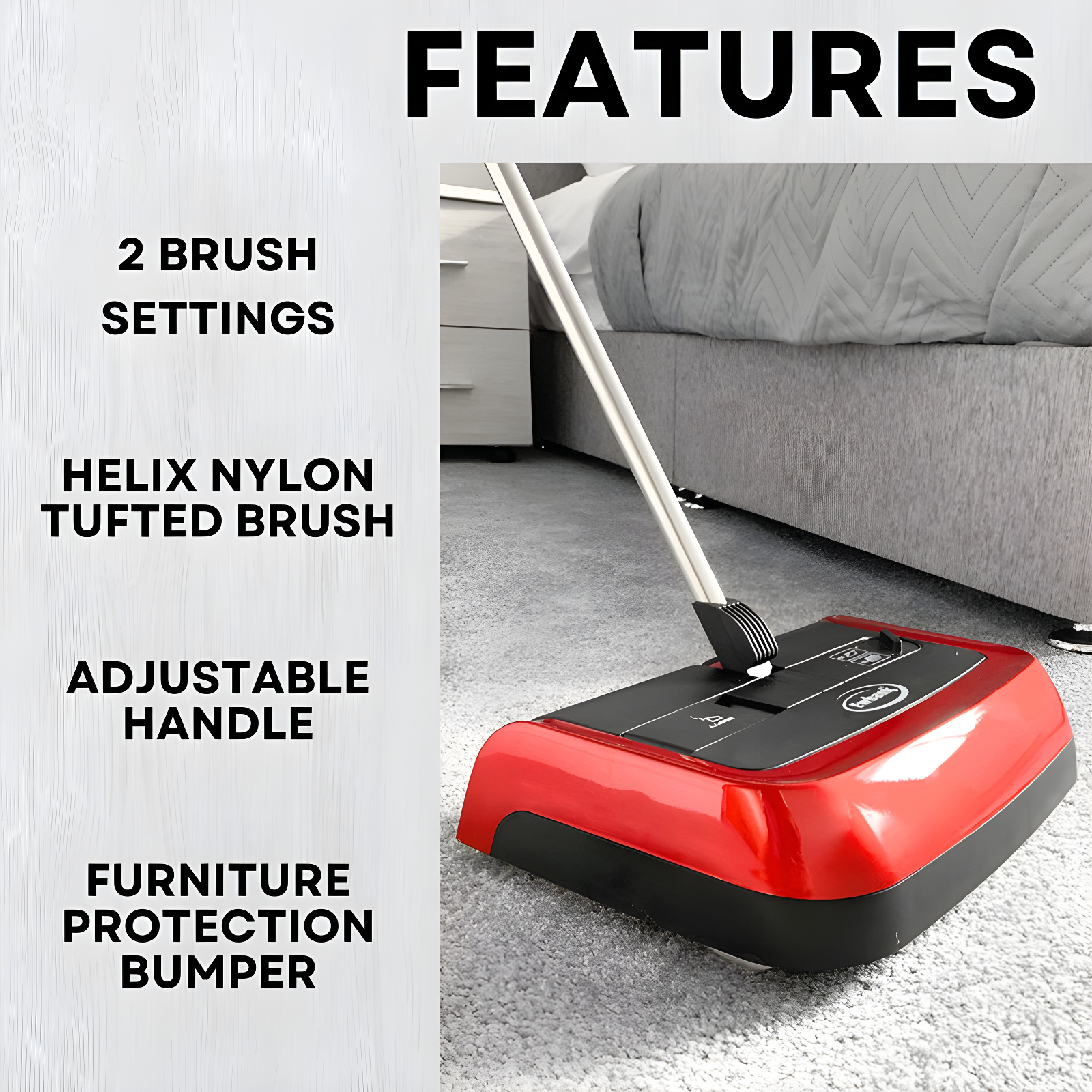 Ewbank Multi-Surface Hard Floor and Carpet Sweeper