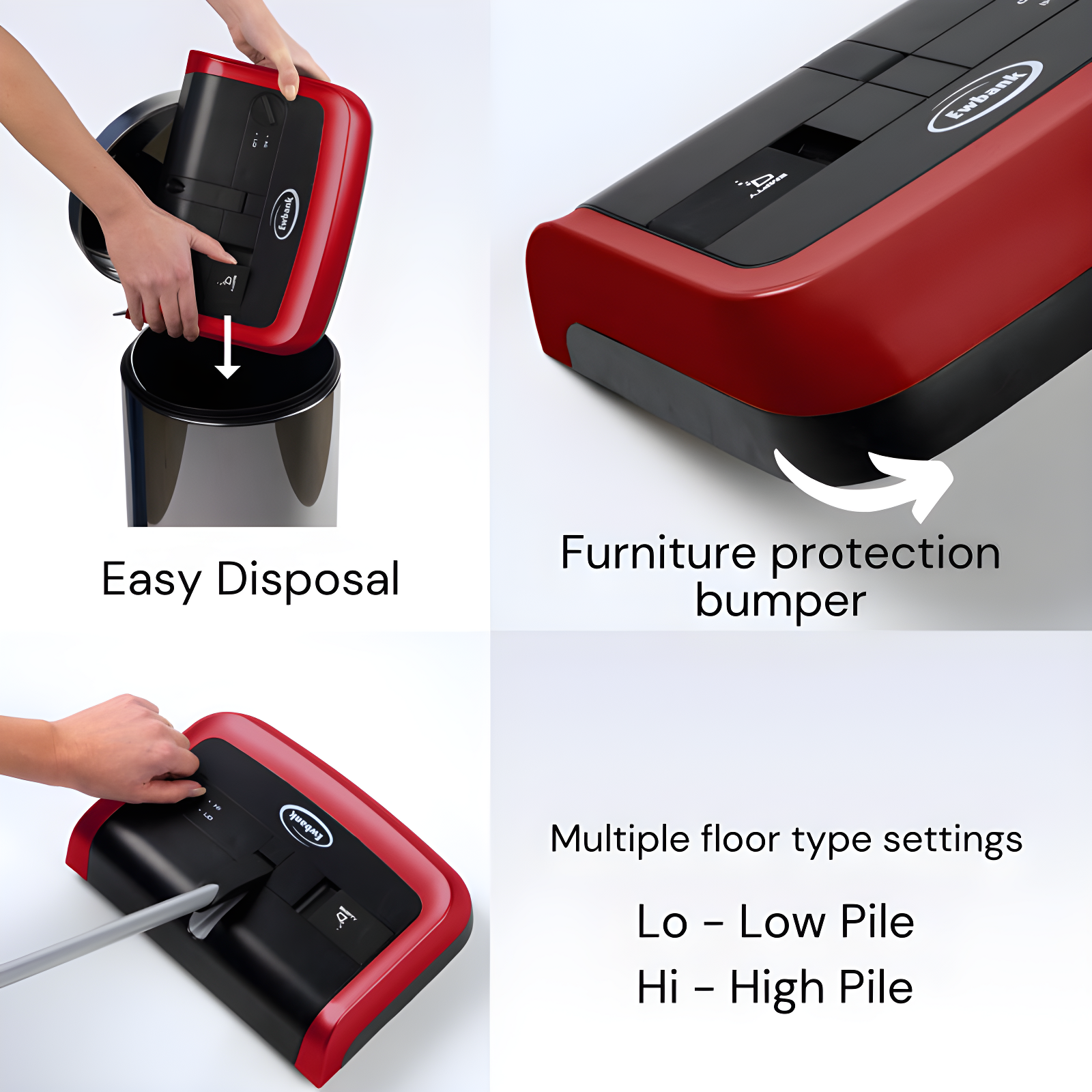 Ewbank Multi-Surface Hard Floor and Carpet Sweeper