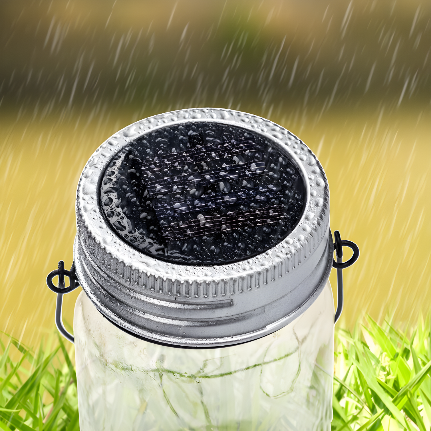 5.3'' Solar Powered Integrated LED Outdoor Lantern (Set of 6)