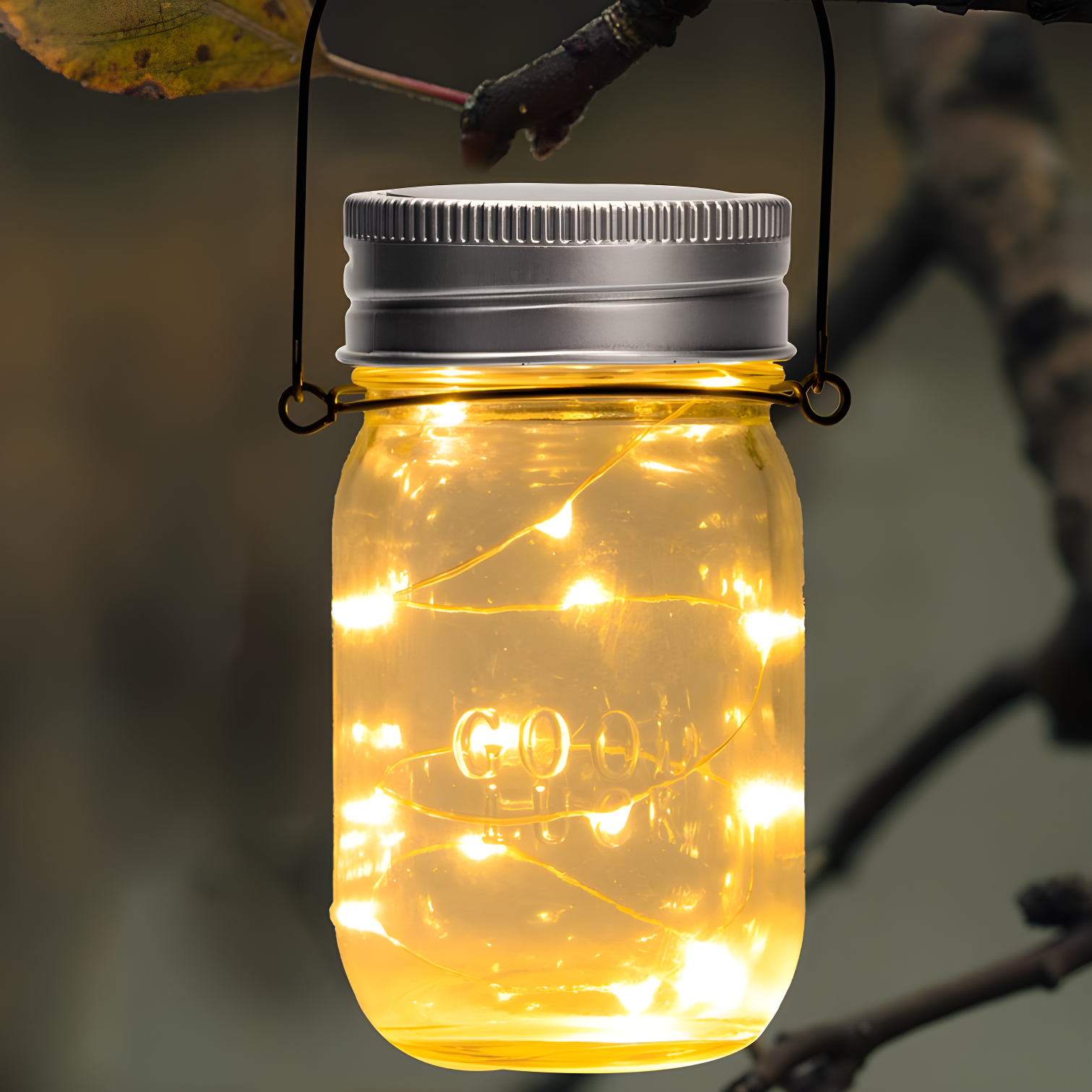 5.3'' Solar Powered Integrated LED Outdoor Lantern (Set of 6)