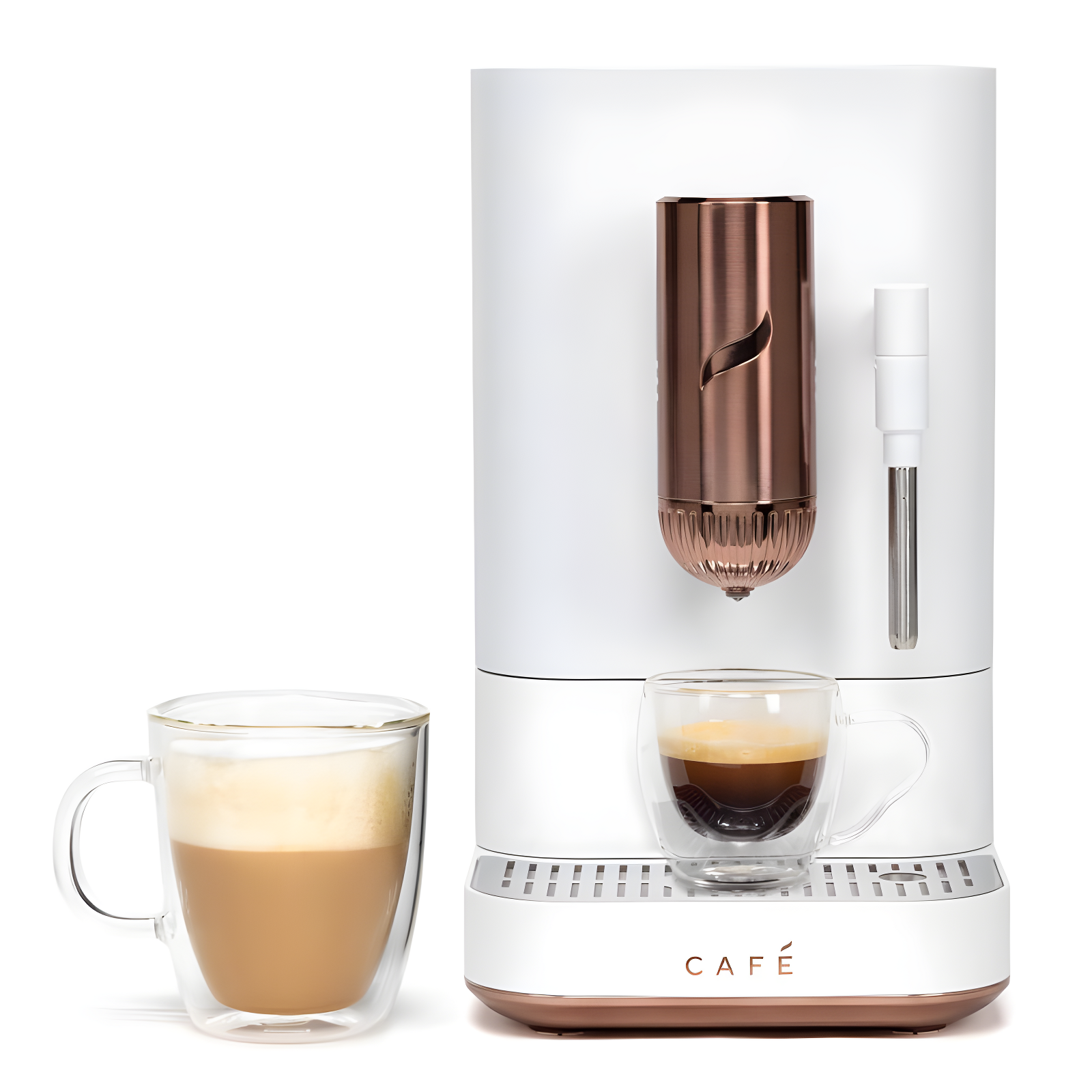 Café™ Matte White Affetto Automatic Espresso Machine