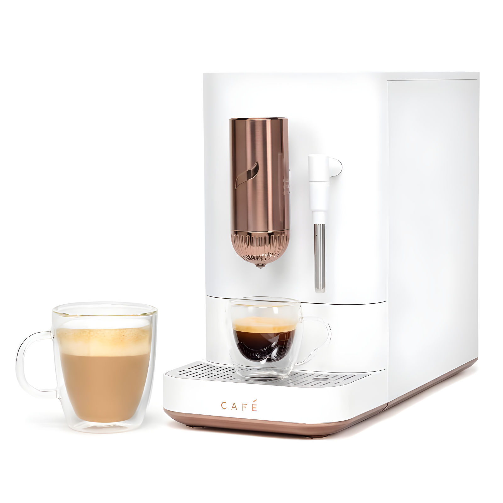 Café™ Matte White Affetto Automatic Espresso Machine