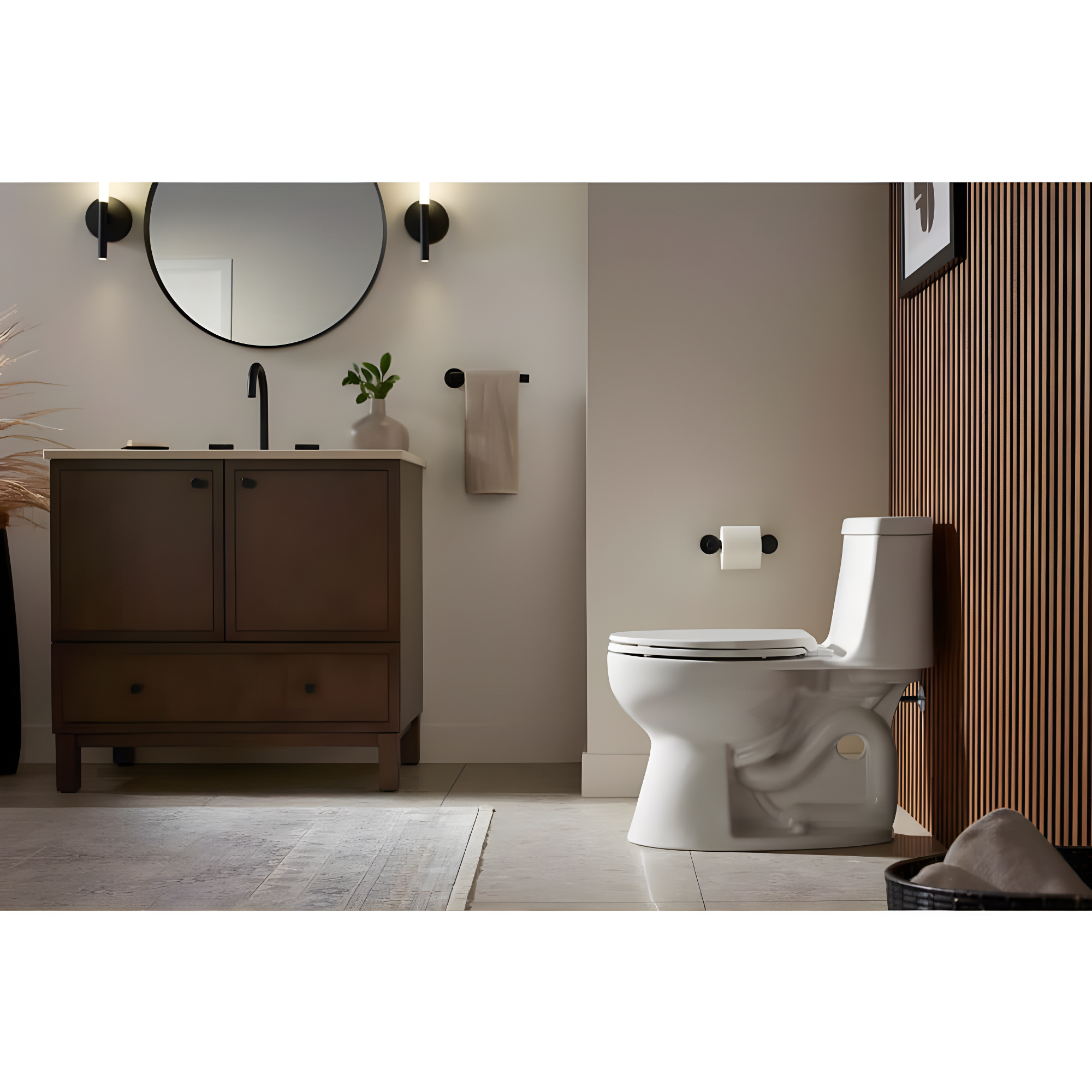 Santa Rosa One-Piece Compact Elongated 1.6 Gpf Toilet With Revolution 360 Swirl Flushing Technology