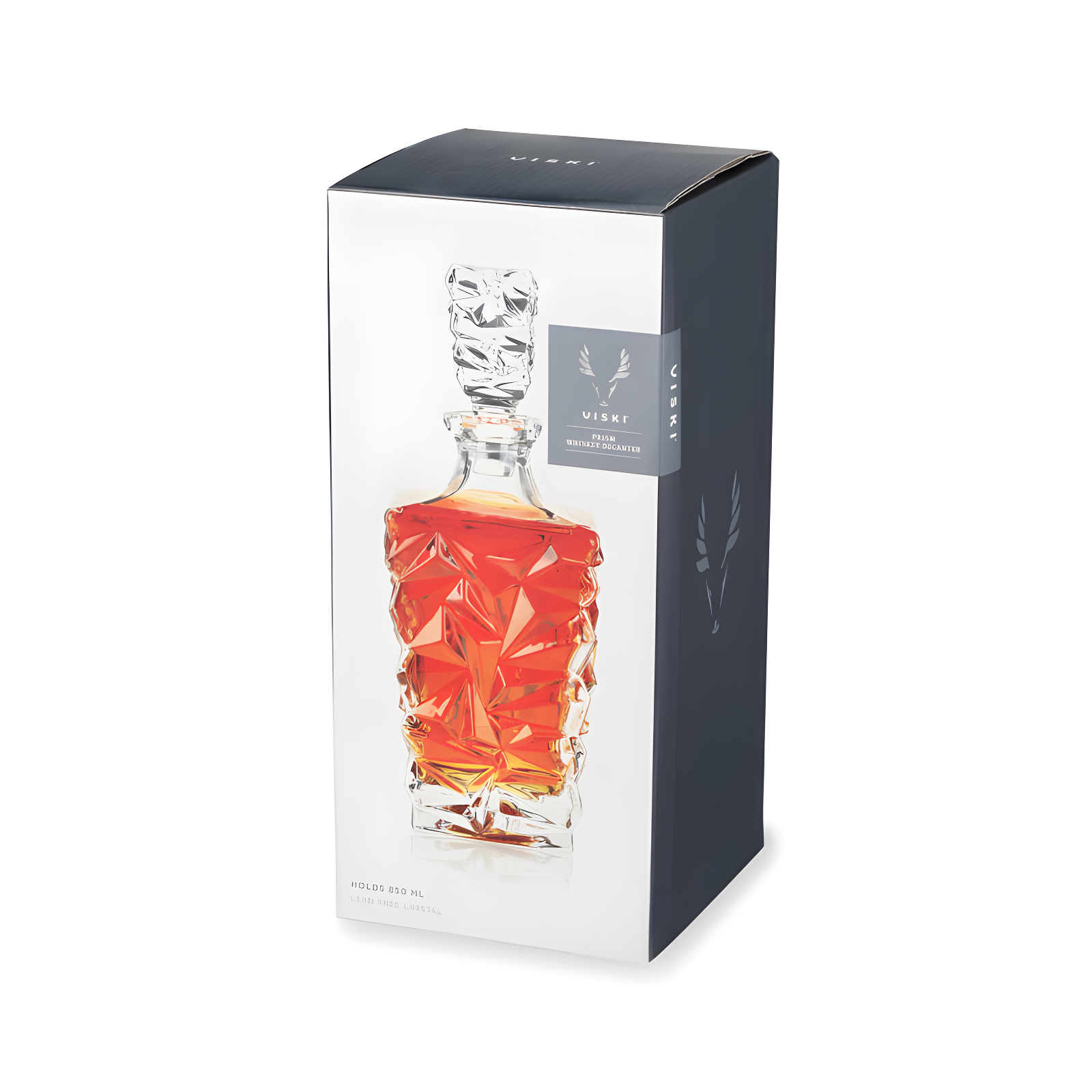 Viski Prism Crystal Whiskey Decanter