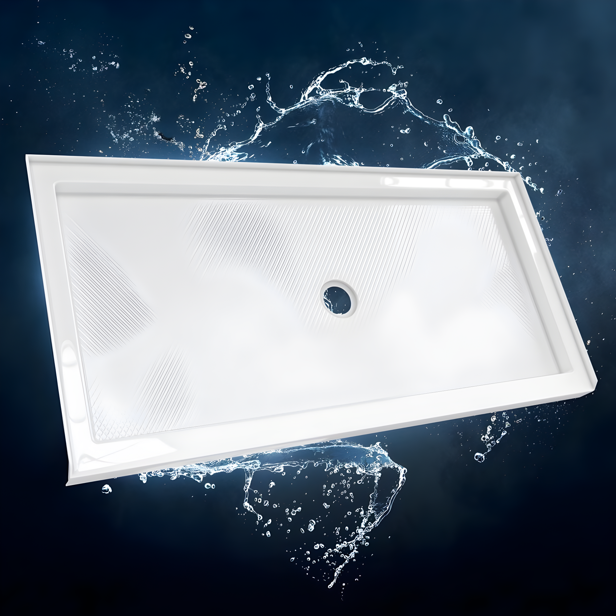SlimLine 60" x 30" Single Threshold Shower Base