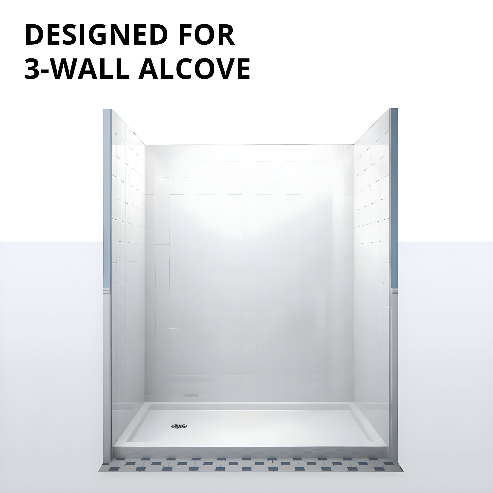 SlimLine 60" x 30" Single Threshold Shower Base