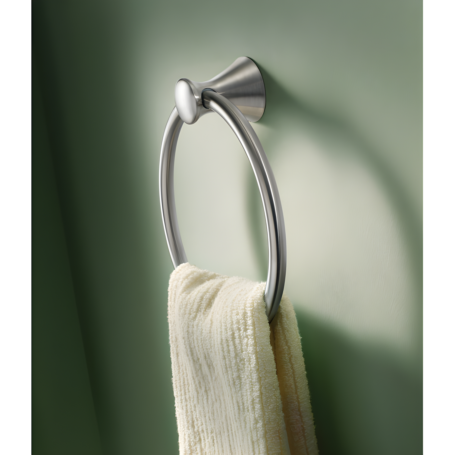 Lahara Wall Mount Round Closed Towel Ring Bath Hardware Accessory