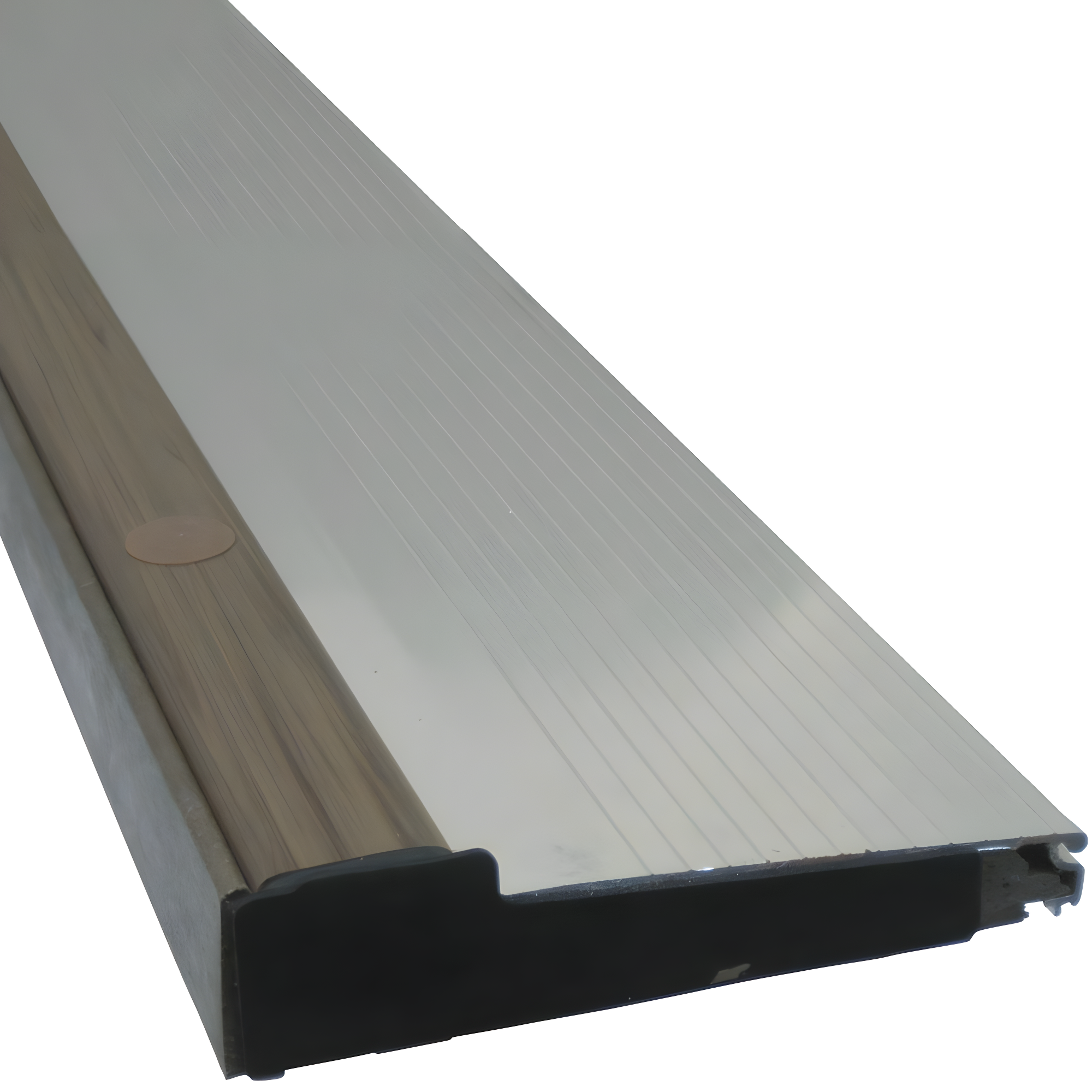 National Door Company, Z029678L, Exterior with One Sidelite Door, Steel, 48" x 80", Full Lite, Raise/Lower Blinds Collection, Left-Hand Inswing