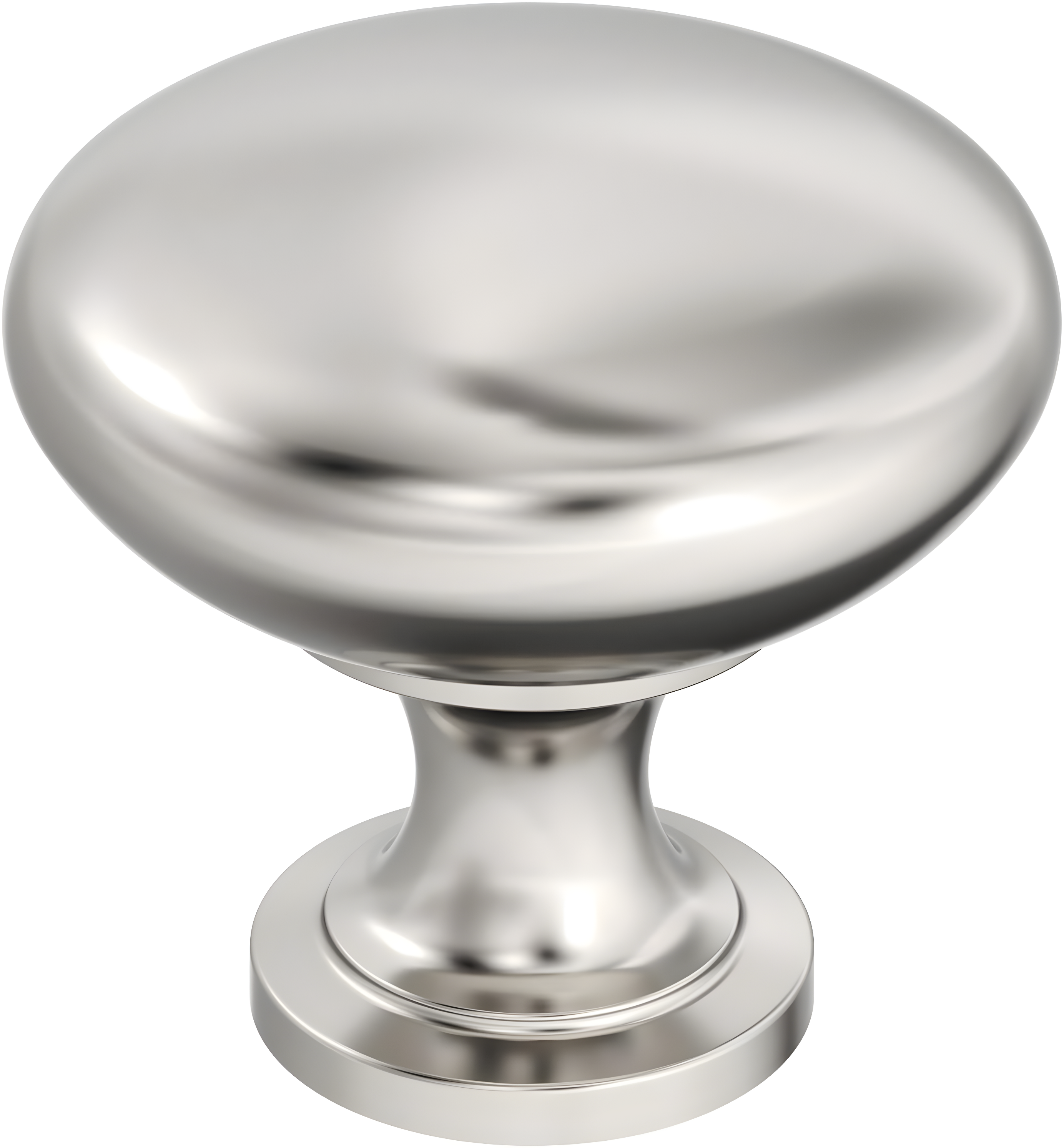 Amerock Edona 1-1/4 inch (32mm) Diameter Polished Nickel Cabinet Knob