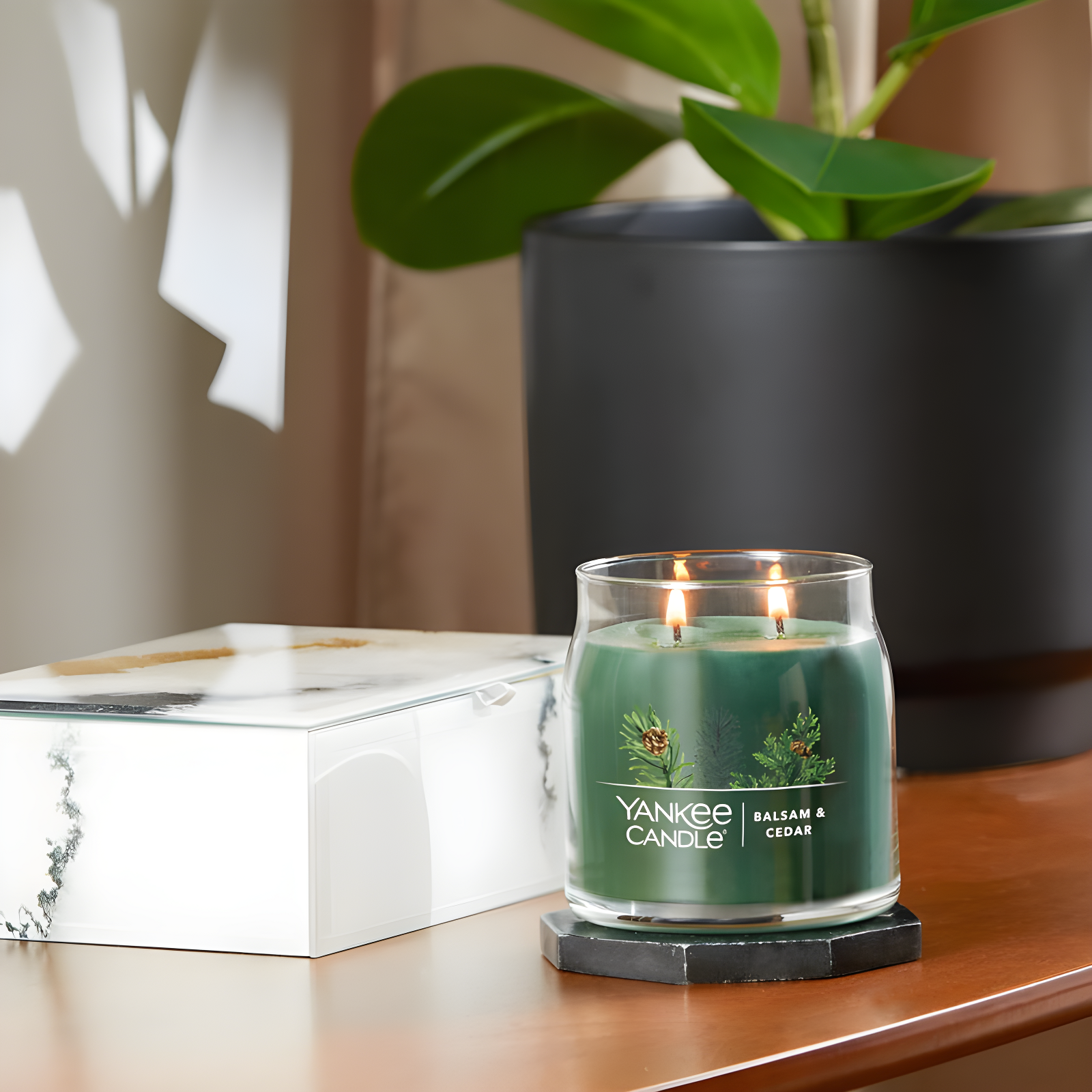 ToccoLeggero Balsam & Cedar Scented Jar Candle