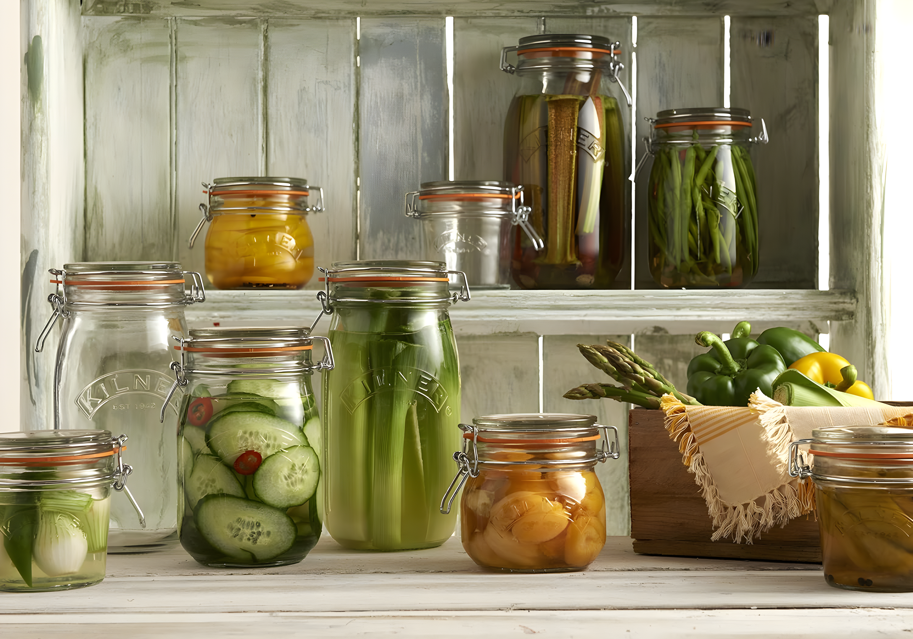 Kilner Round Swing Top Glass Jar | 1L