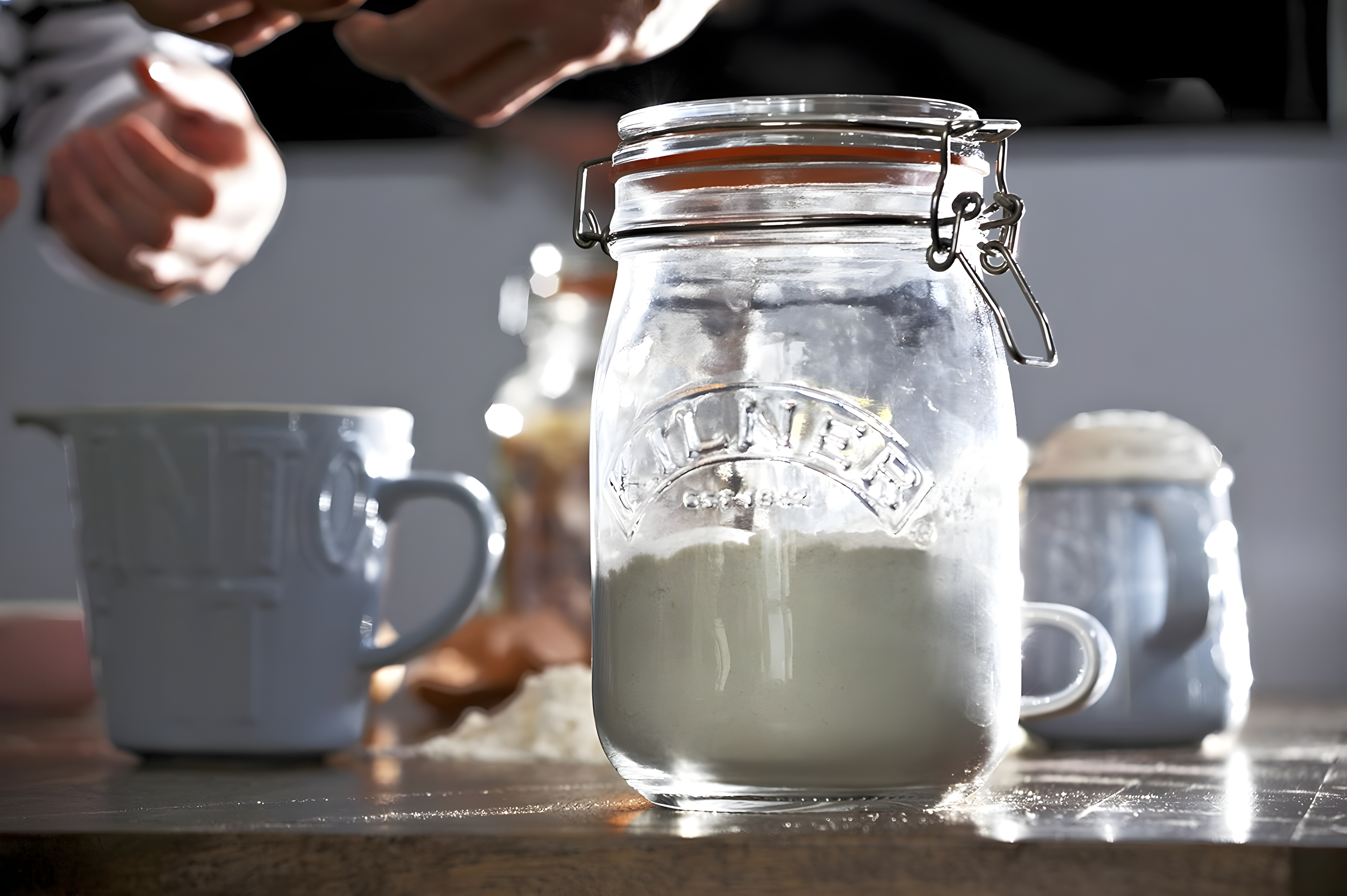 Kilner Round Swing Top Glass Jar | 1L