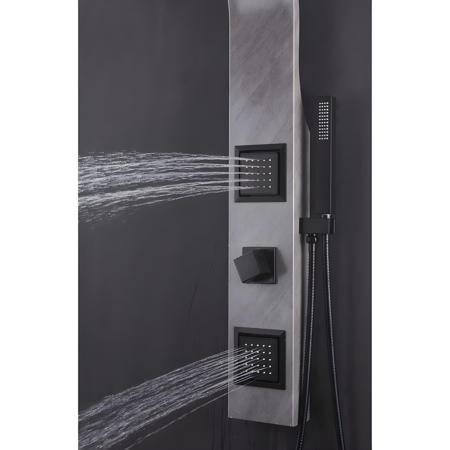 ANZZI Aura 39.37'' Shower Panel with Fixed Shower Head SP-AZ078GM