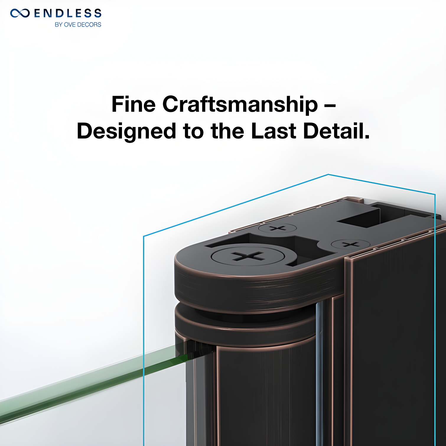 Endless Pasadena 59" W x 72" H Buttress Alcove Shower Kit, Door, Panel