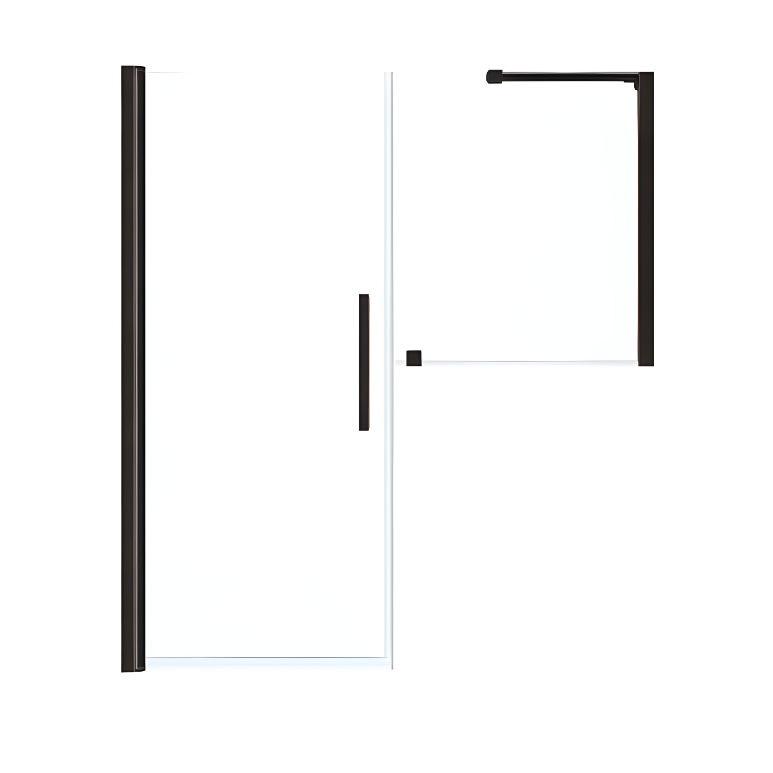 Endless Pasadena 59" W x 72" H Buttress Alcove Shower Kit, Door, Panel