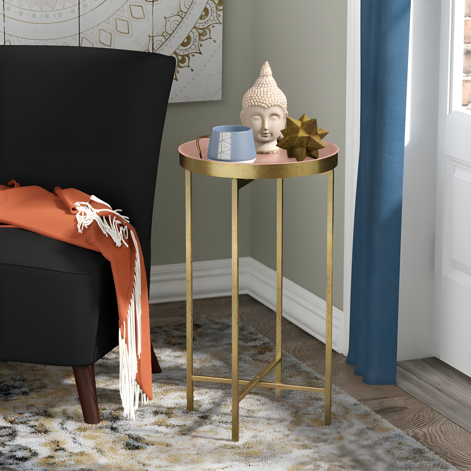 Ekta Tray Top End Table