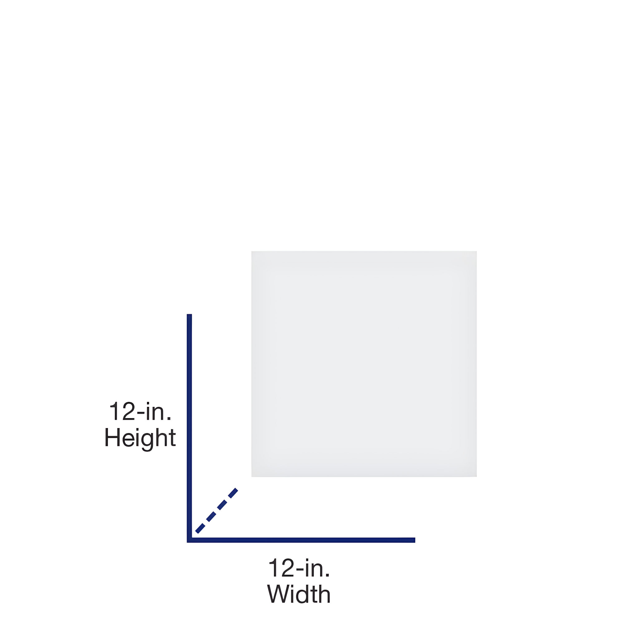Armstrong 1x1 FINE FISSURED Acoustic Ceiling Tiles for Suspended Ceiling Grids, 40-tiles per pack, White