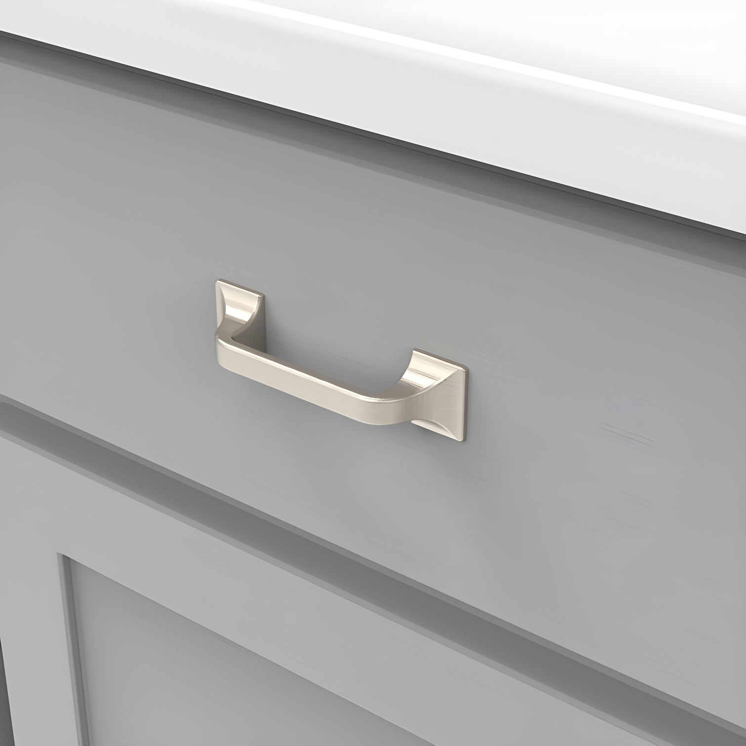 Forge Kitchen Cabinet Handles, Solid Core Drawer Pulls for Cabinet Doors, 3"