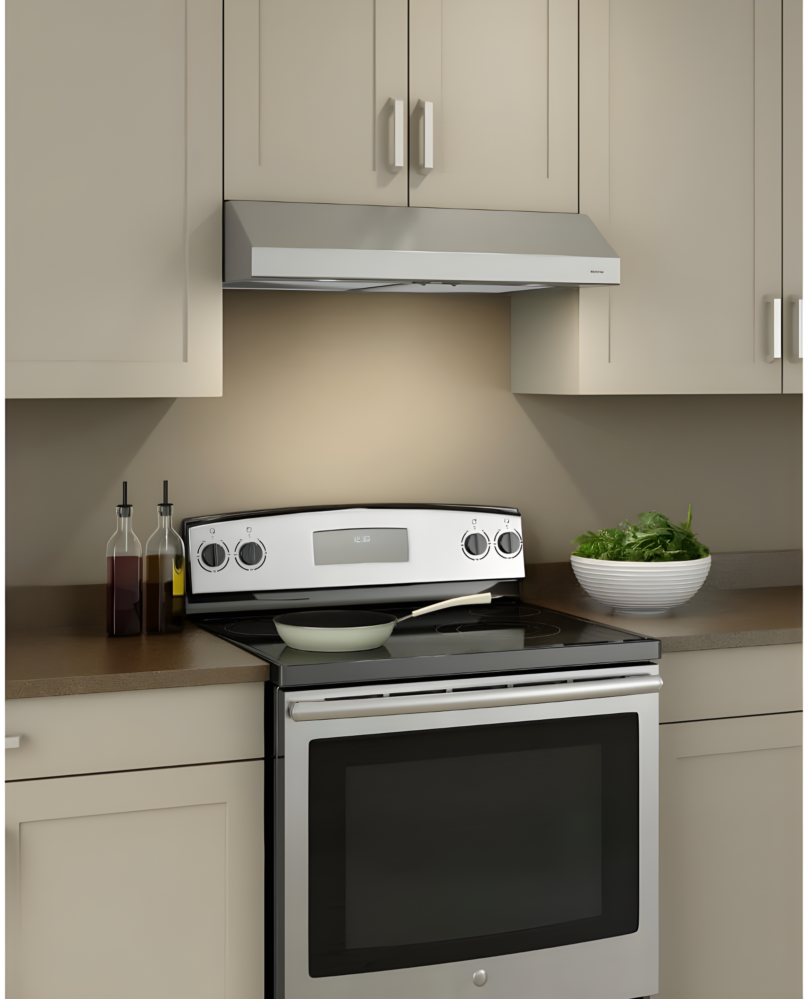 Broan NuTone 24" Steel 250 CFM Convertible Under Cabinet Range Hood with Mesh Filter