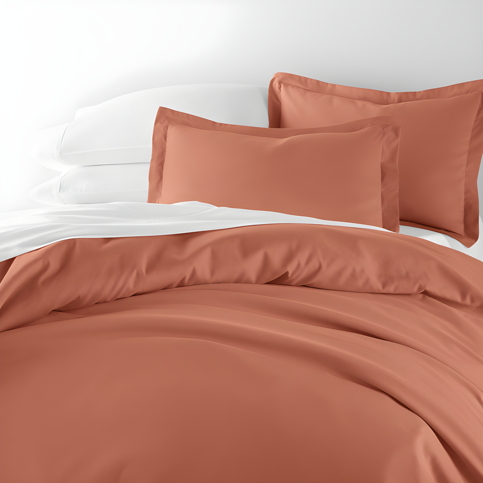 Duvet Cover Set Super Soft Microfiber Bedding in Solid Colors