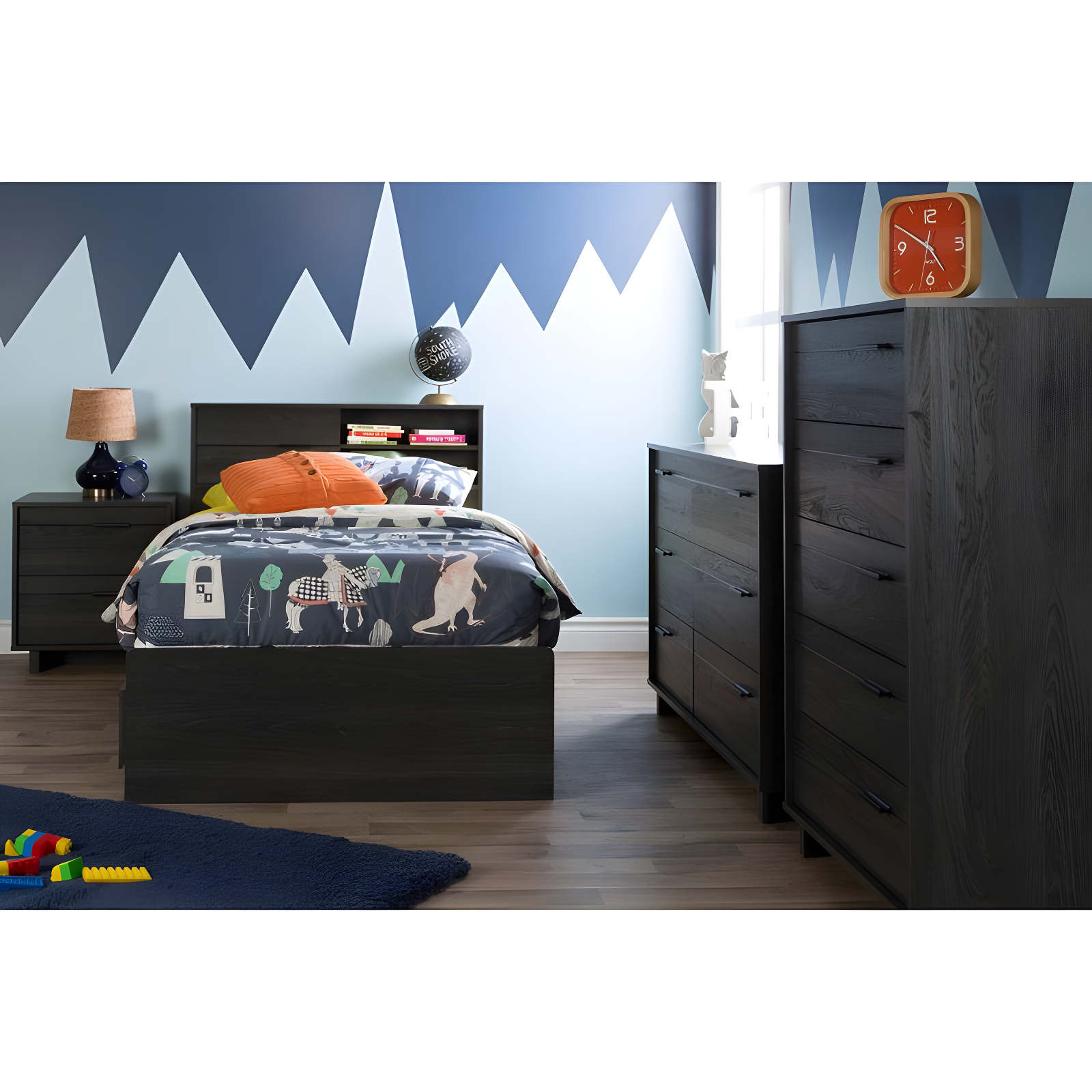 Fynn Twin Bookcase Headboard