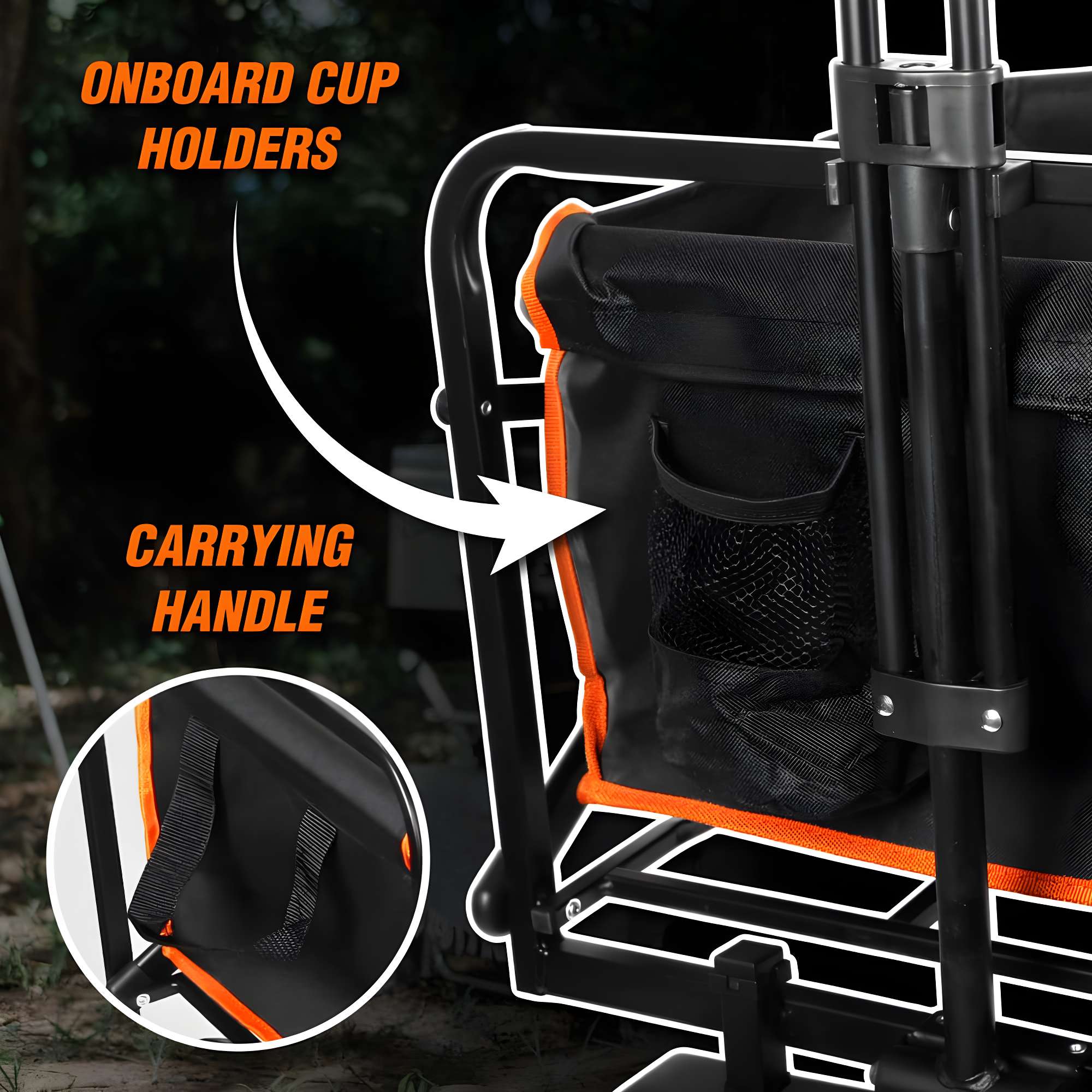 WEN Folding Wagon and Utility Cart