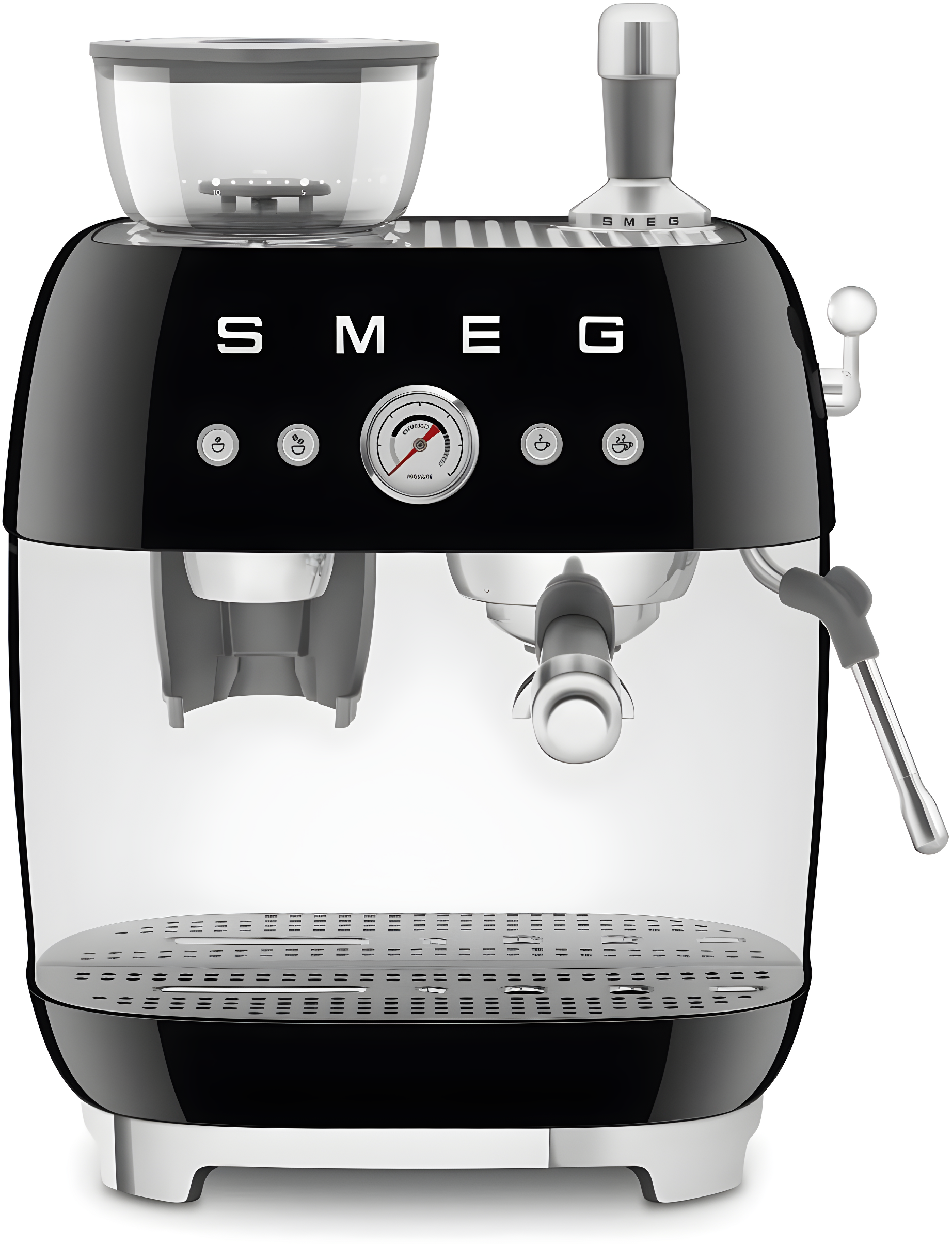 SMEG SMEG 50's Retro Style Semi-Automatic Espresso Coffee Machine with Grinder