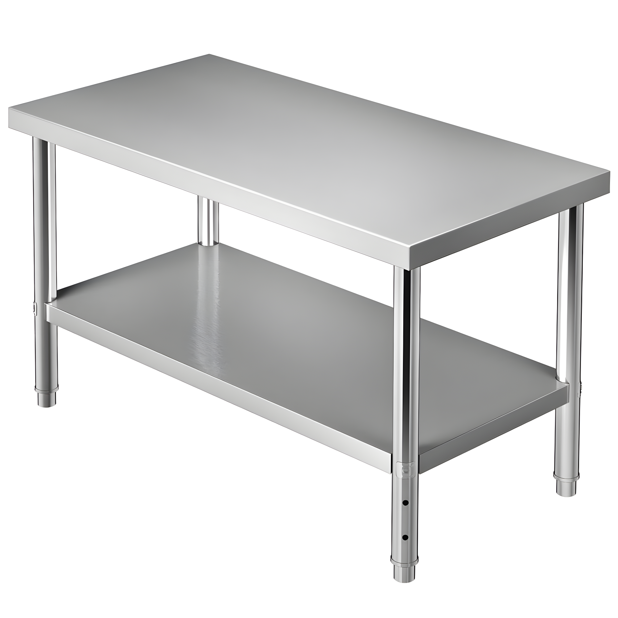 Prep & Savour Demnan Metal Top Workbench