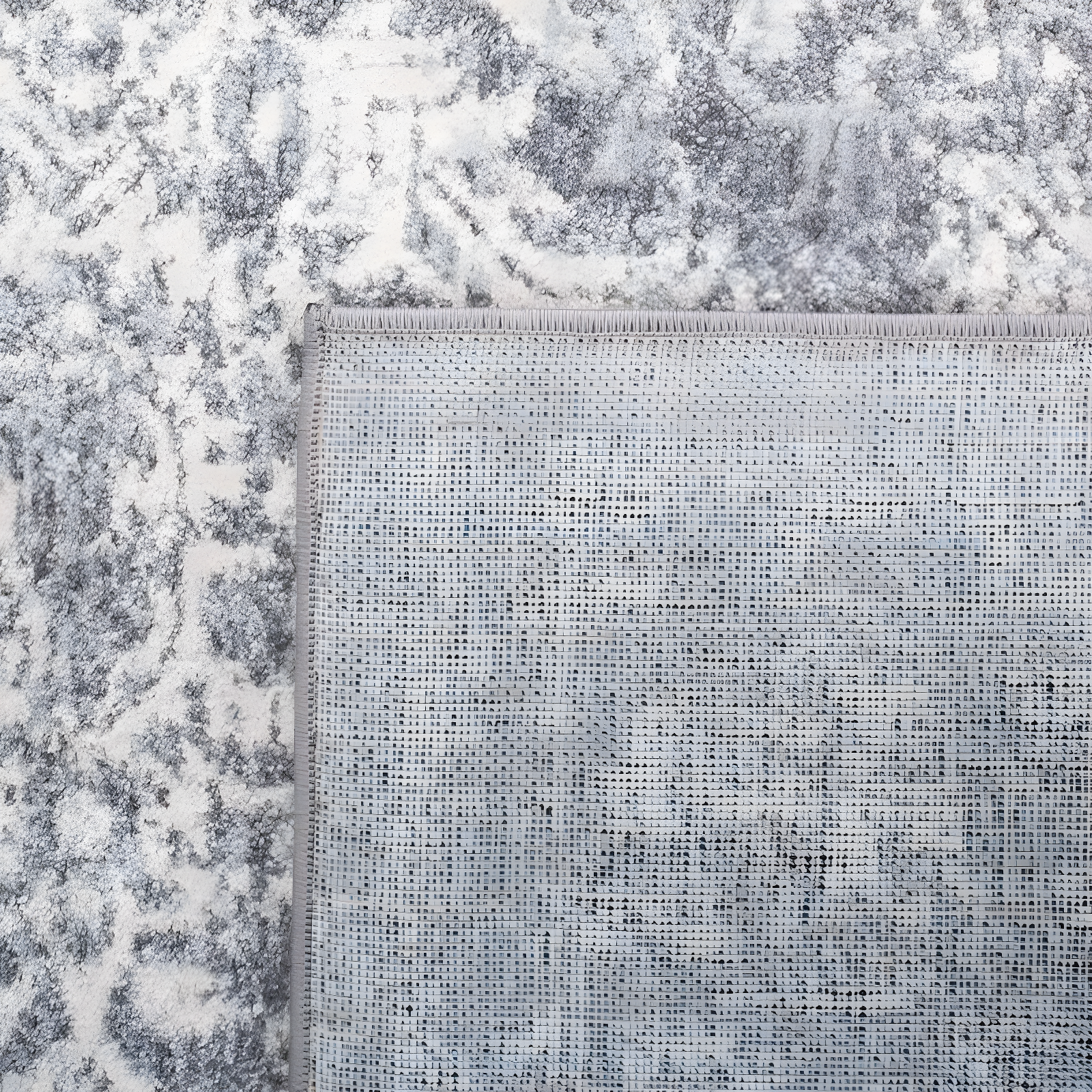 Evoke EVK256 Power Loomed Area Rug - Silver/Ivory - 11'x15' - Safavieh.