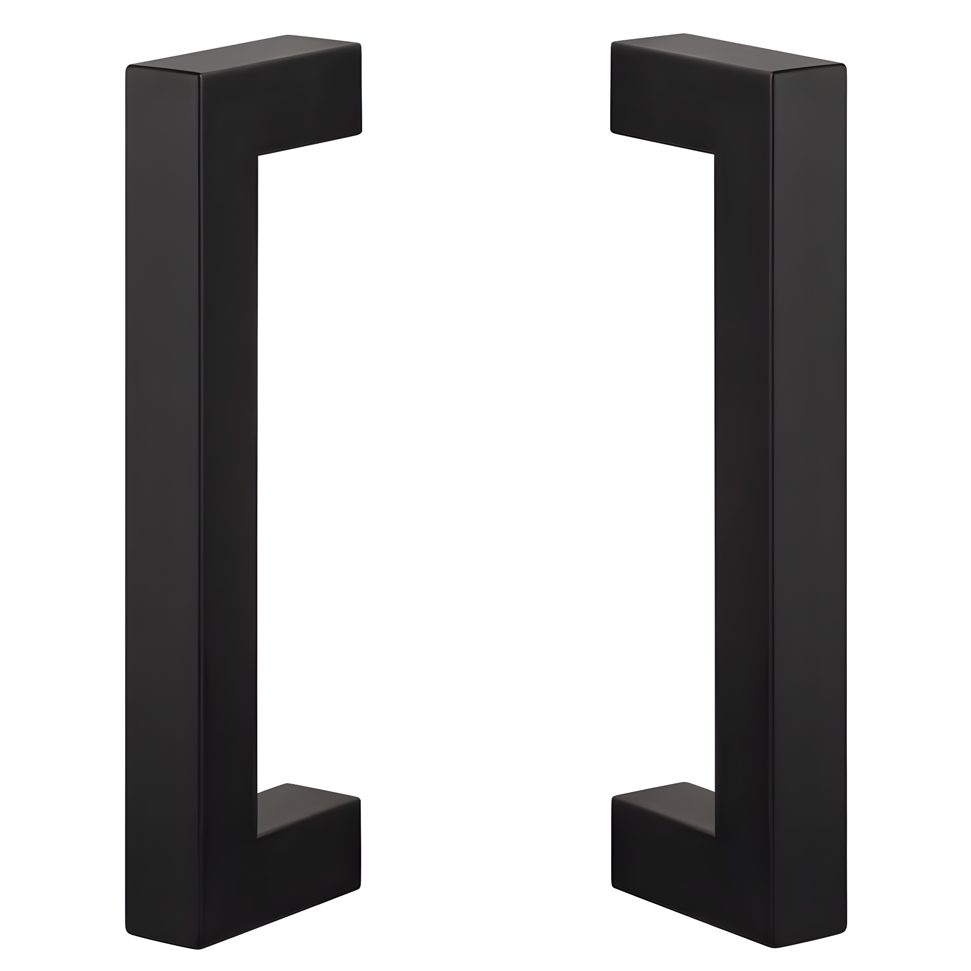 Sure-Loc Hardware Barn Door Handle, 9", Square, 2-sided (Set of 2)