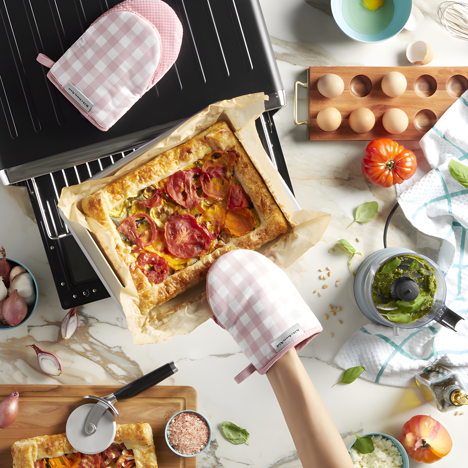 KitchenAid® KitchenAid Gingham Mini Oven Mitt 2-Pack Set (Set of 2)