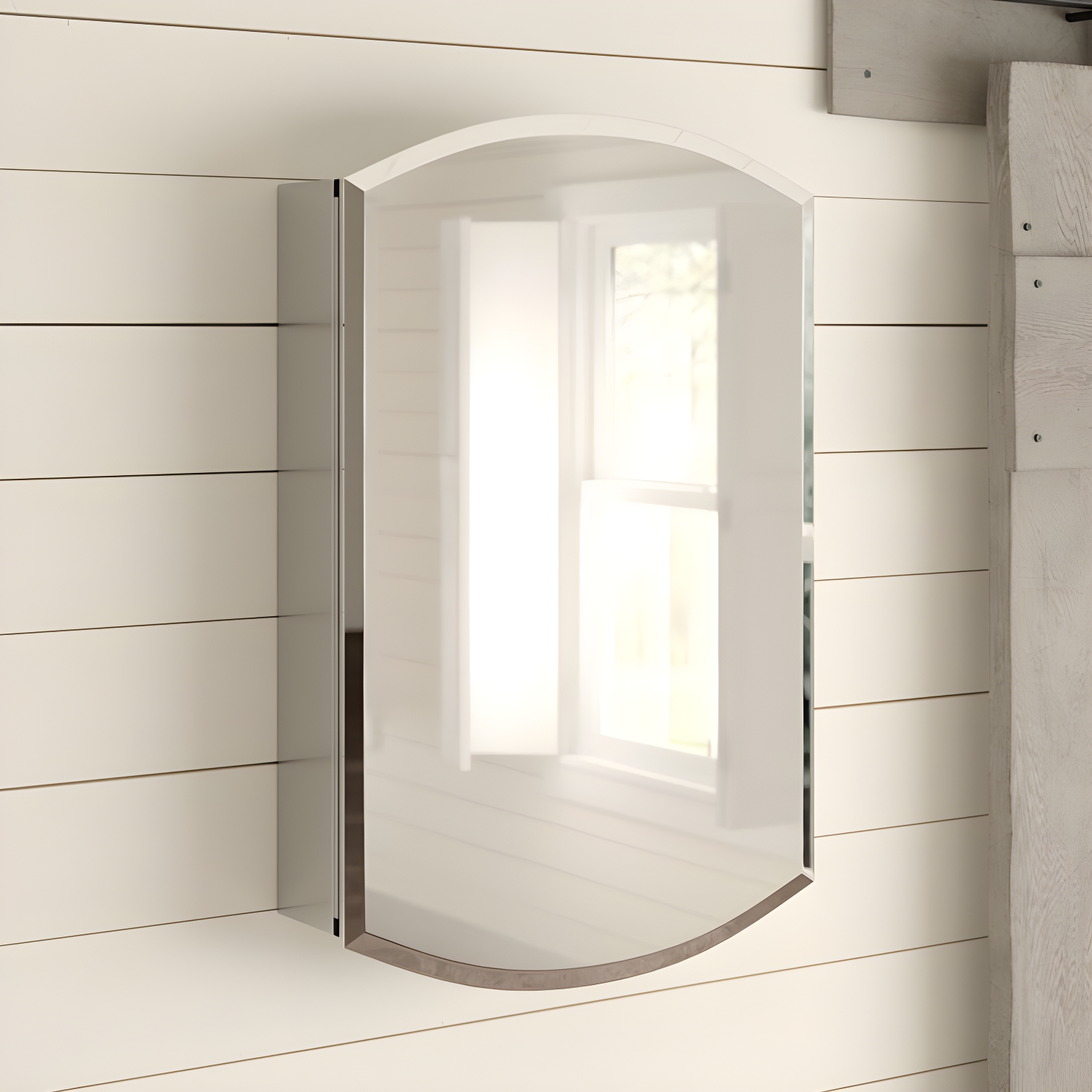 Kohler Archer 20" x 31" Single Door Frameless Mirrored Medicine Cabinet