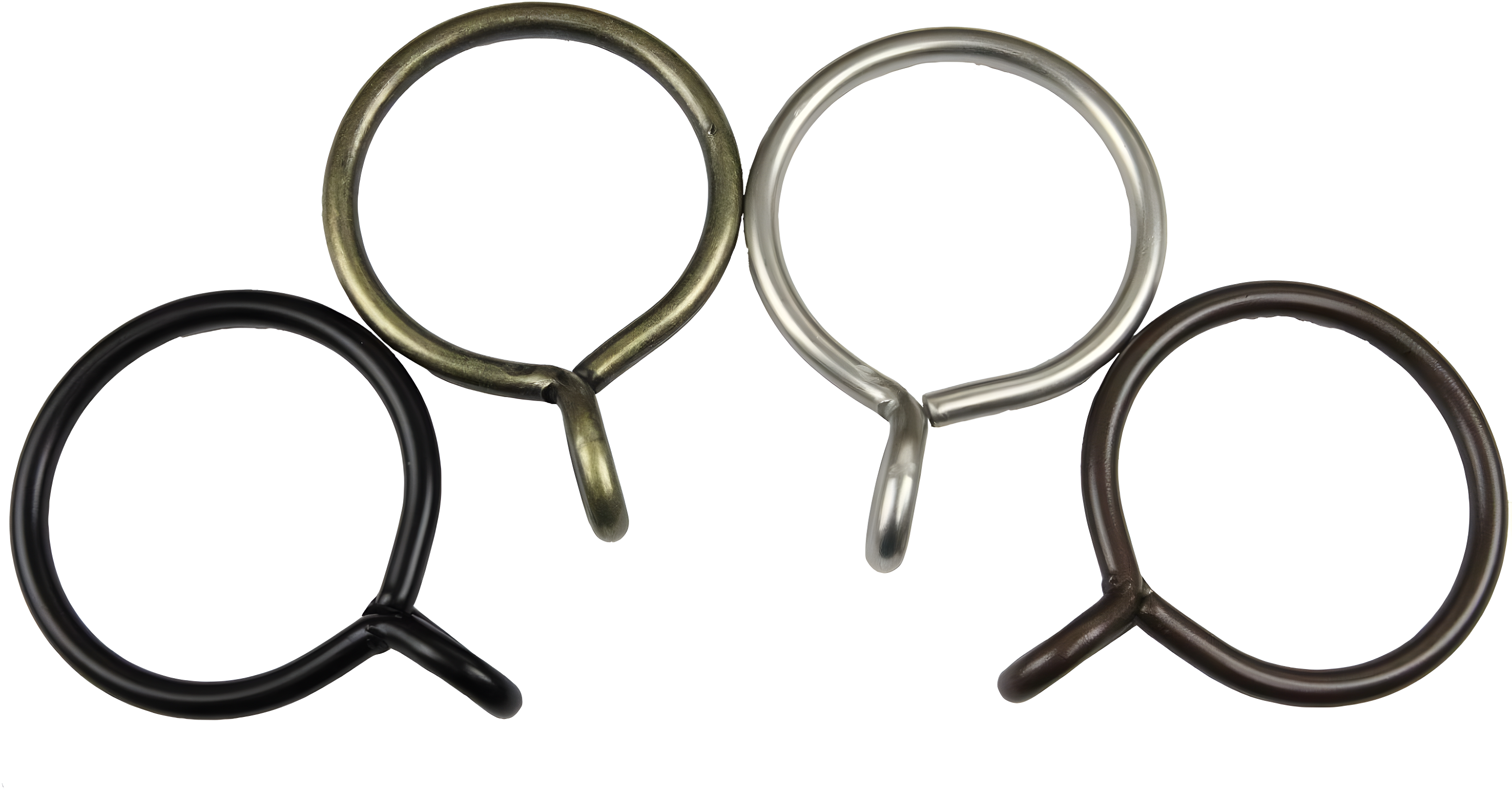 Steel Curtain Rings (Set of 10)
