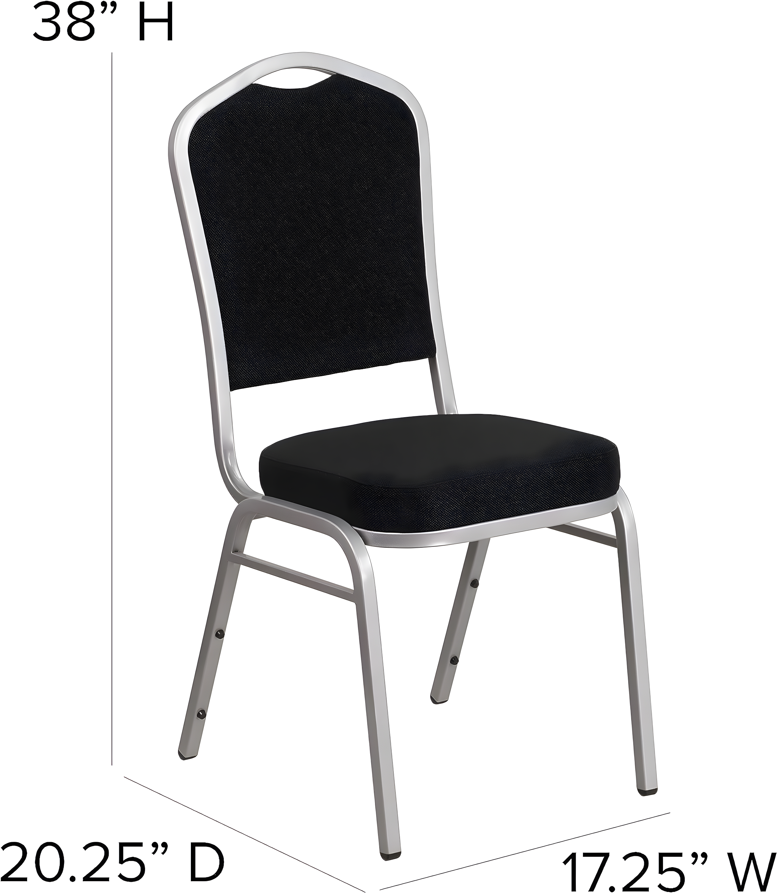 Aurelia Crown Back Stacking Banquet Chair
