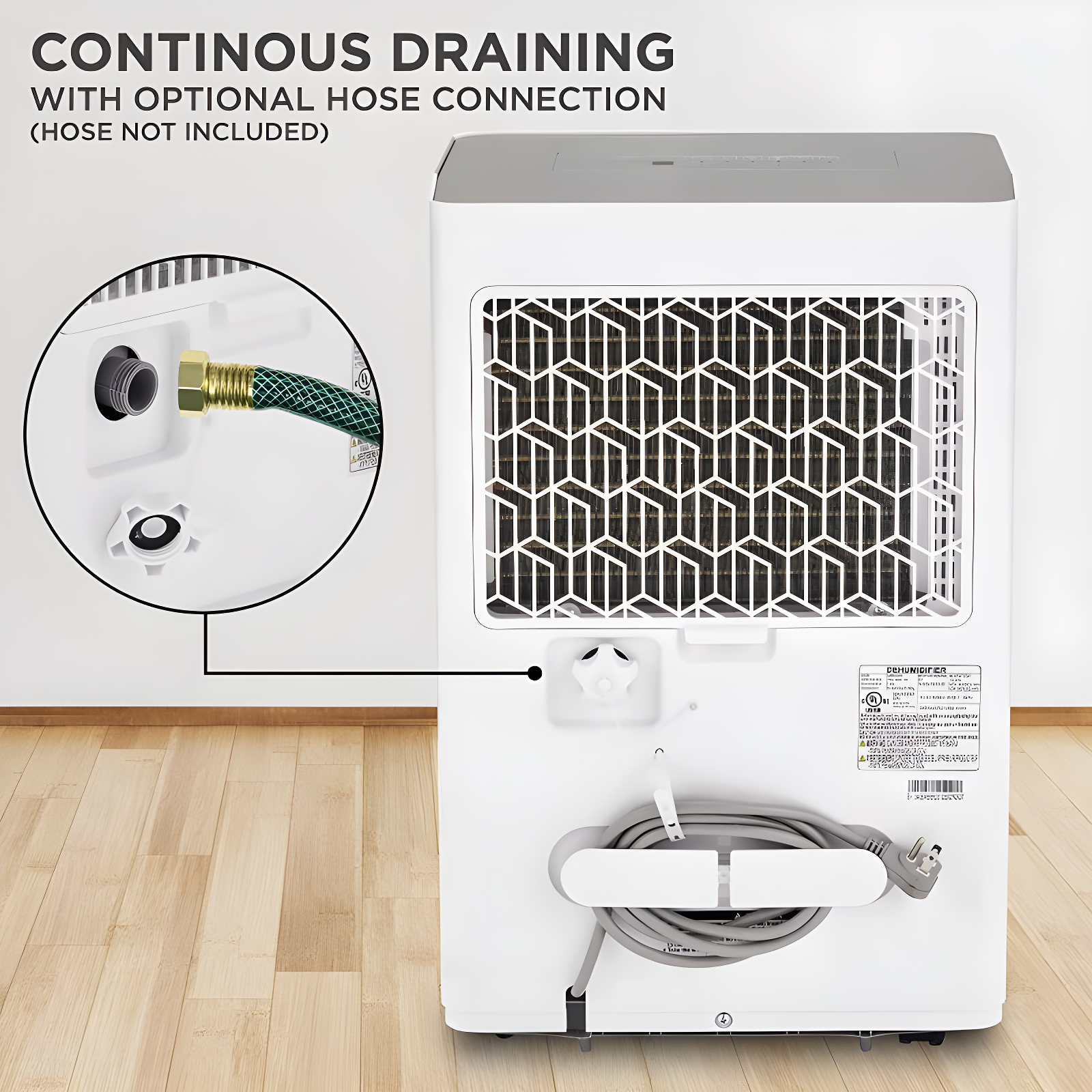 Ivation Ivation 50 Pints Tower Dehumidifier for Rooms up to 4500 Cubic Feet