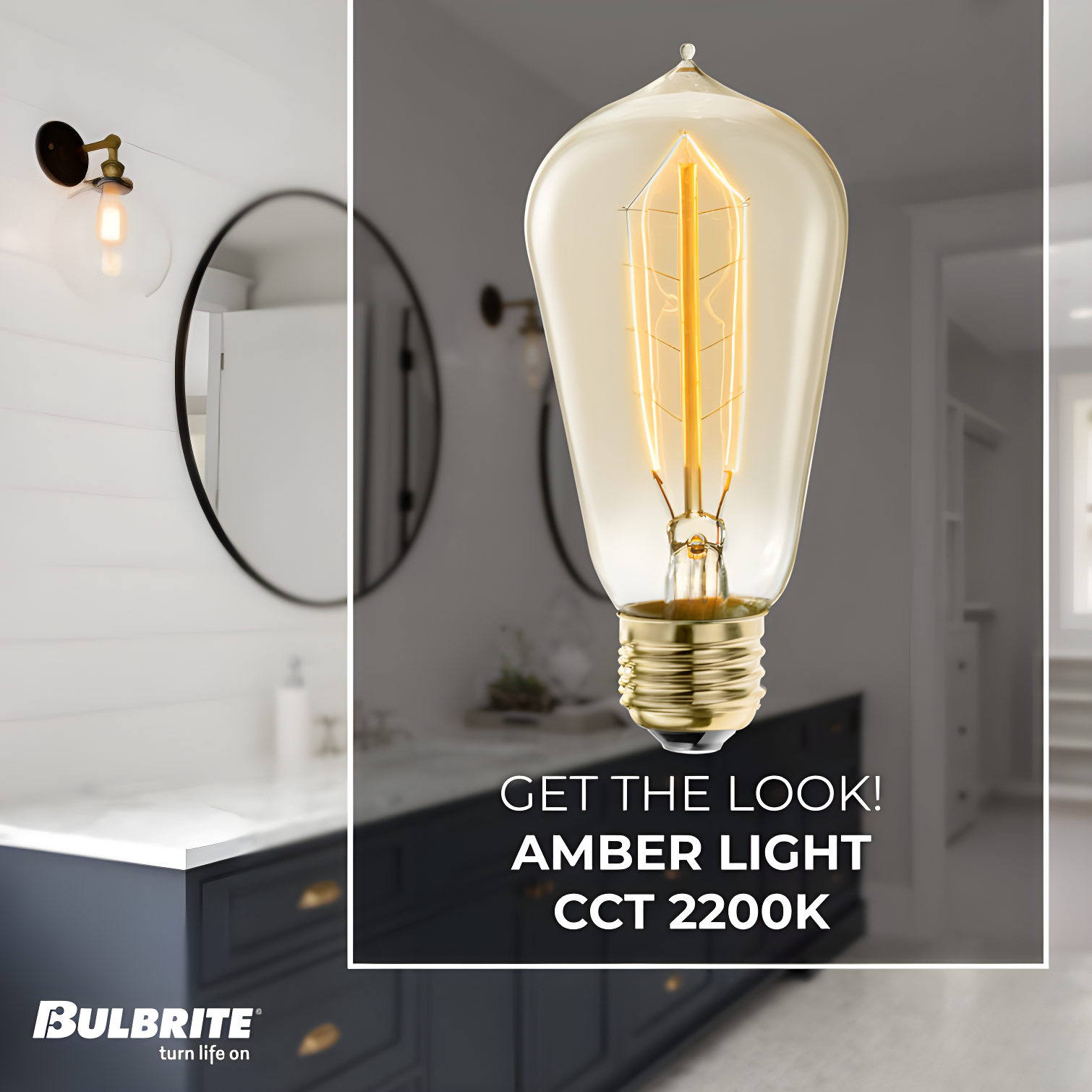 40 Watt Dimmable Amber ST18 Nostalgic Hairpin Incandescent Light Bulbs with Medium (E26) Base