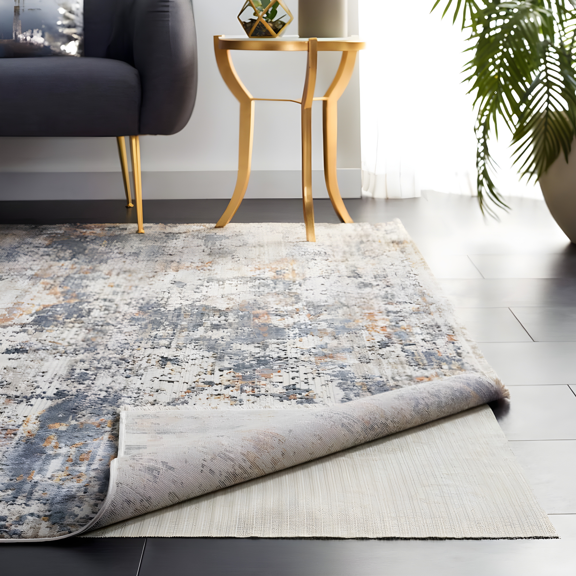Ultra Pad PAD121 Power Loomed Indoor Rug Pad - White - 9' x 12' - Safavieh
