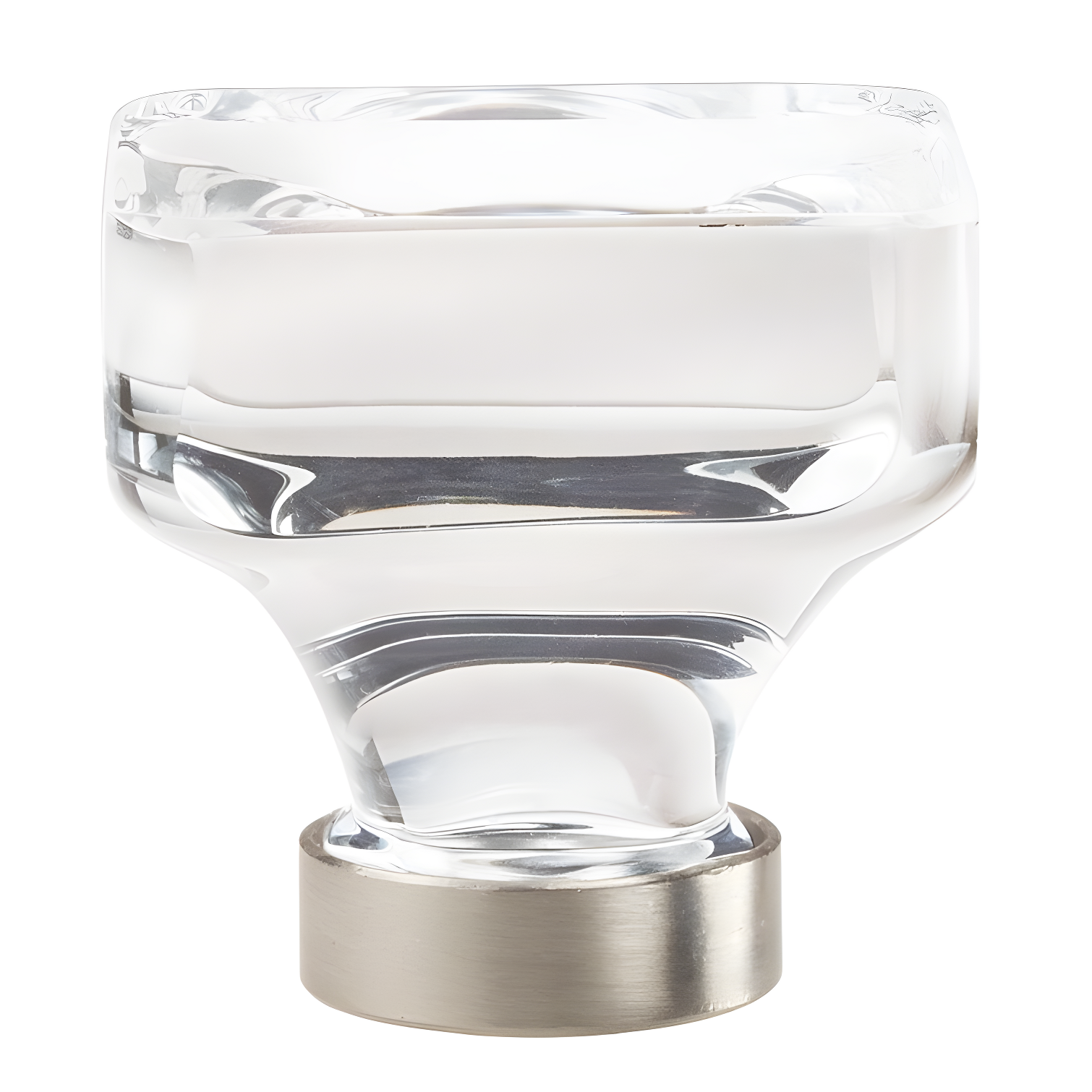 Glacio 1 3/8" Length Square Knob