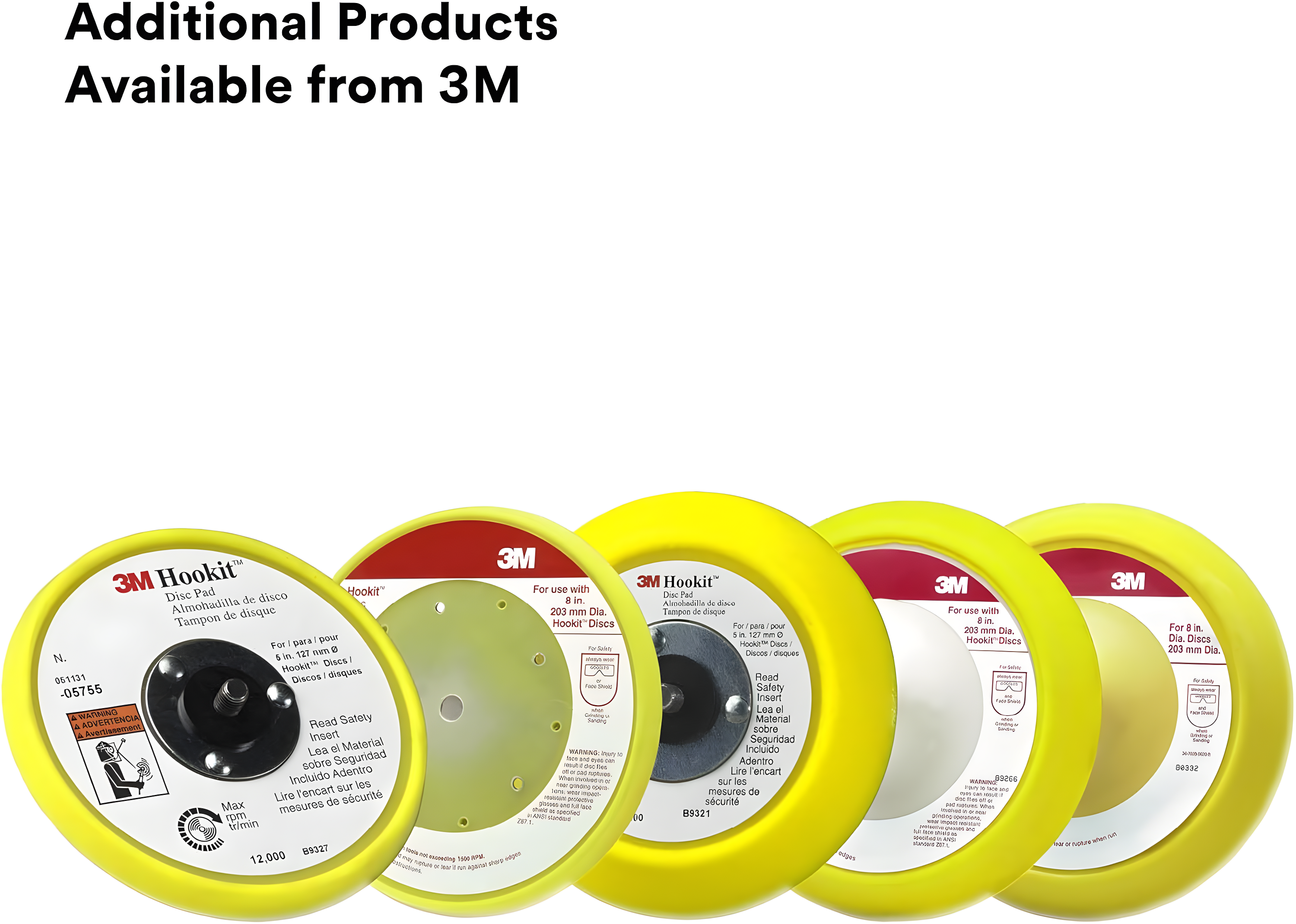 3M Automotive 5776 6" 3M Hookit Disc Pad (EA)
