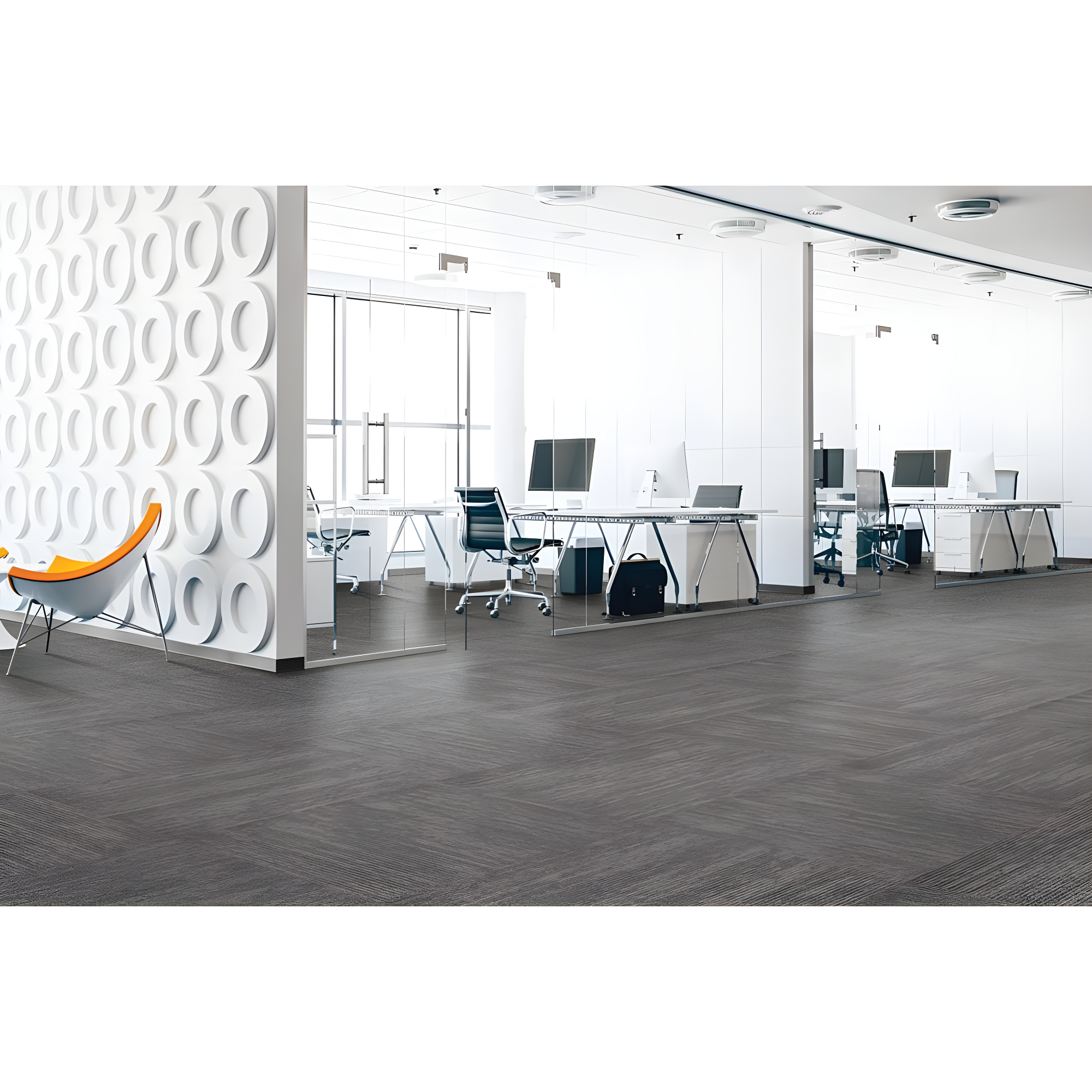 Mohawk Elite 24" x 24" Nylon Fiber Carpet Tiles (96 sqft per carton-24 Tiles)