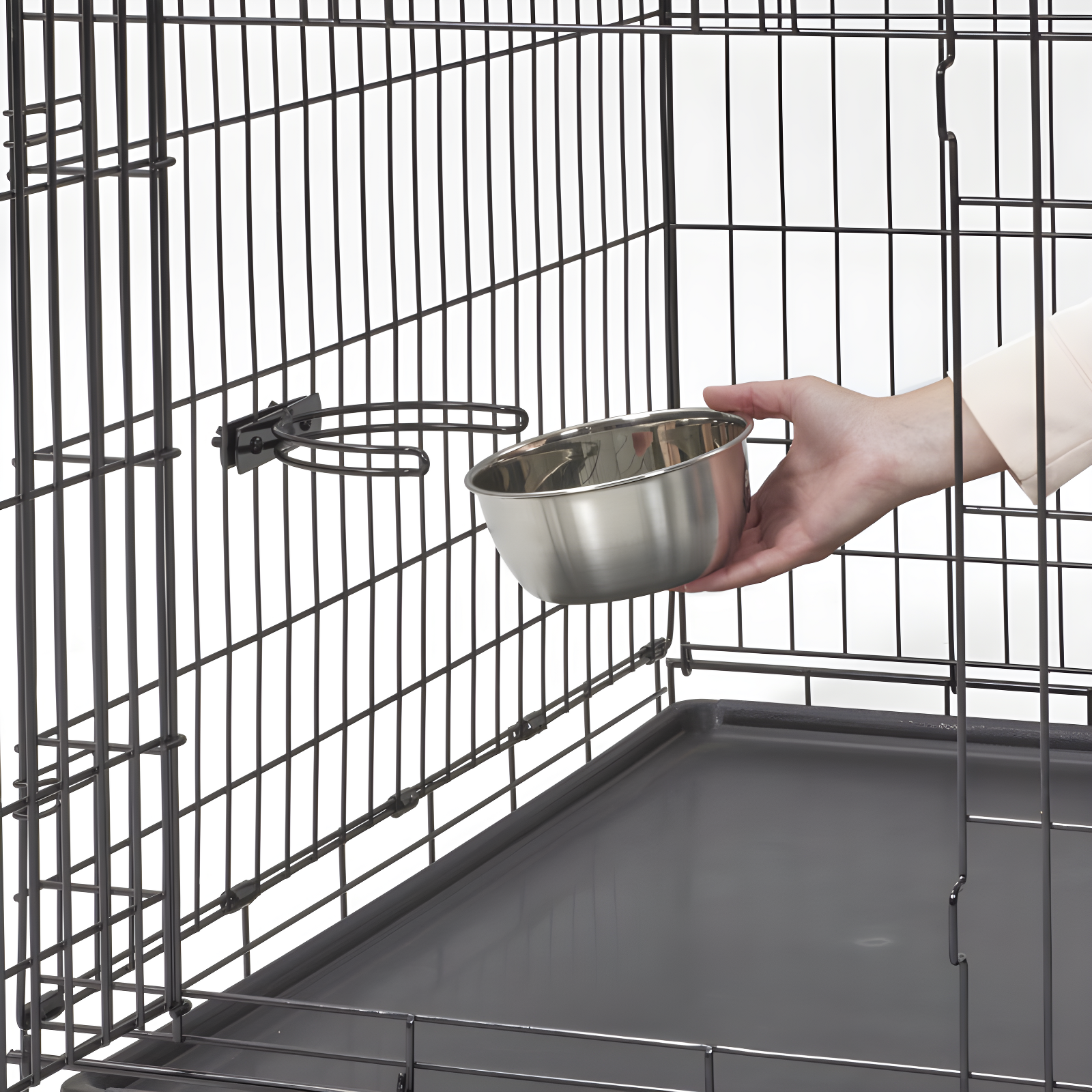Midwest Homes For Pets MidWest Homes for Pets Snap'y Fit Stainless Steel Food Bowl / Pet Bowl