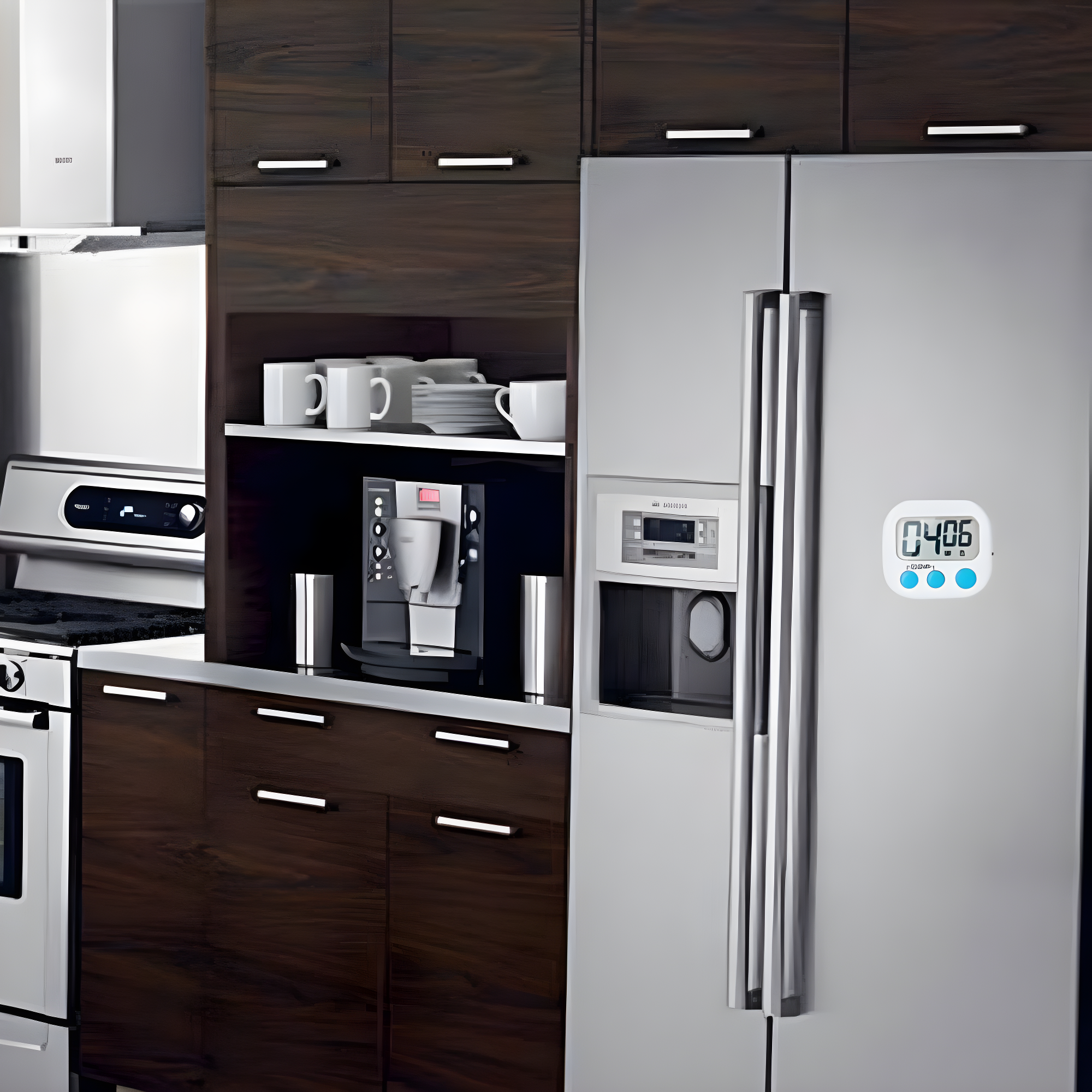 12 Pack Small Digital Kitchen Timer Magnetic Back And ONOFF Switch,Minute Second Count Up Countdown??White,Blue,Orange?