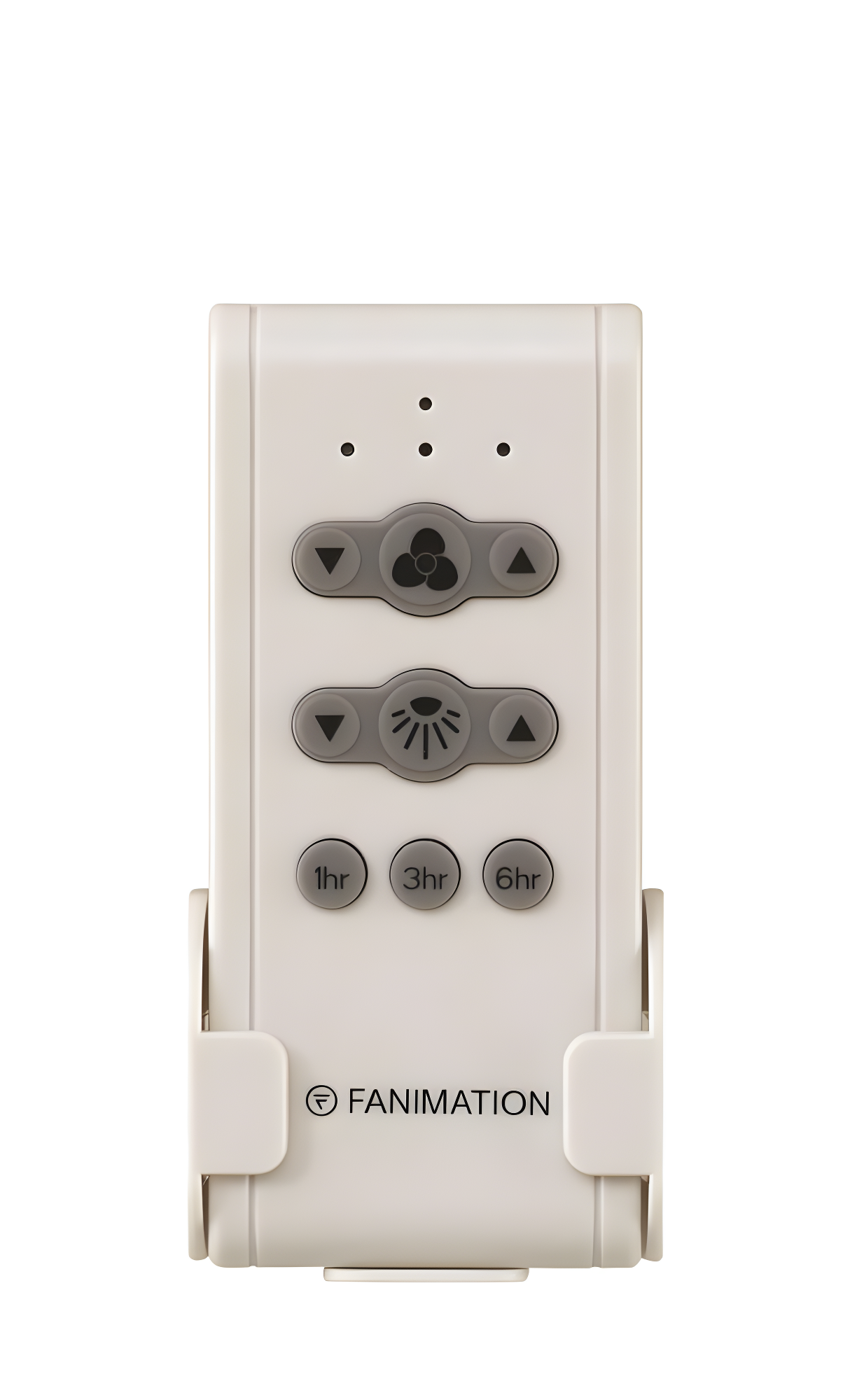 Fanimation Kwad 52 Matte Greige Ceiling Fan with Reversible Blades & LED Light Kit